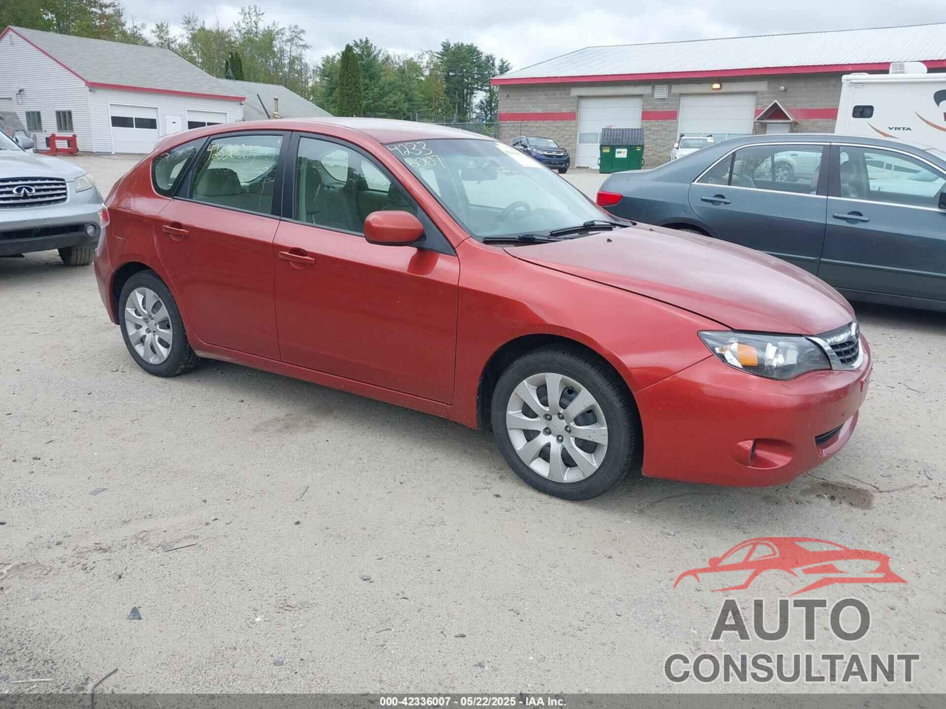SUBARU IMPREZA 2009 - JF1GH61629H815348