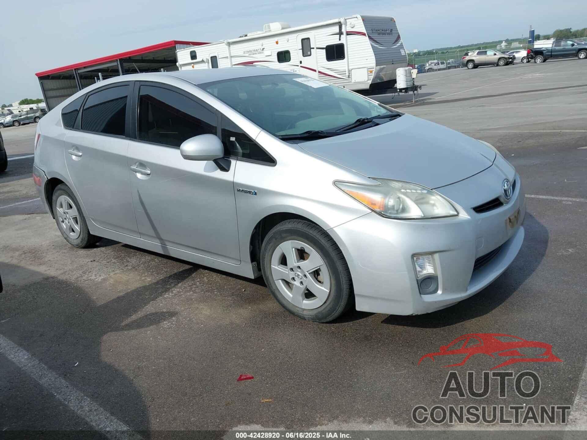 TOYOTA PRIUS 2010 - JTDKN3DU2A0206995