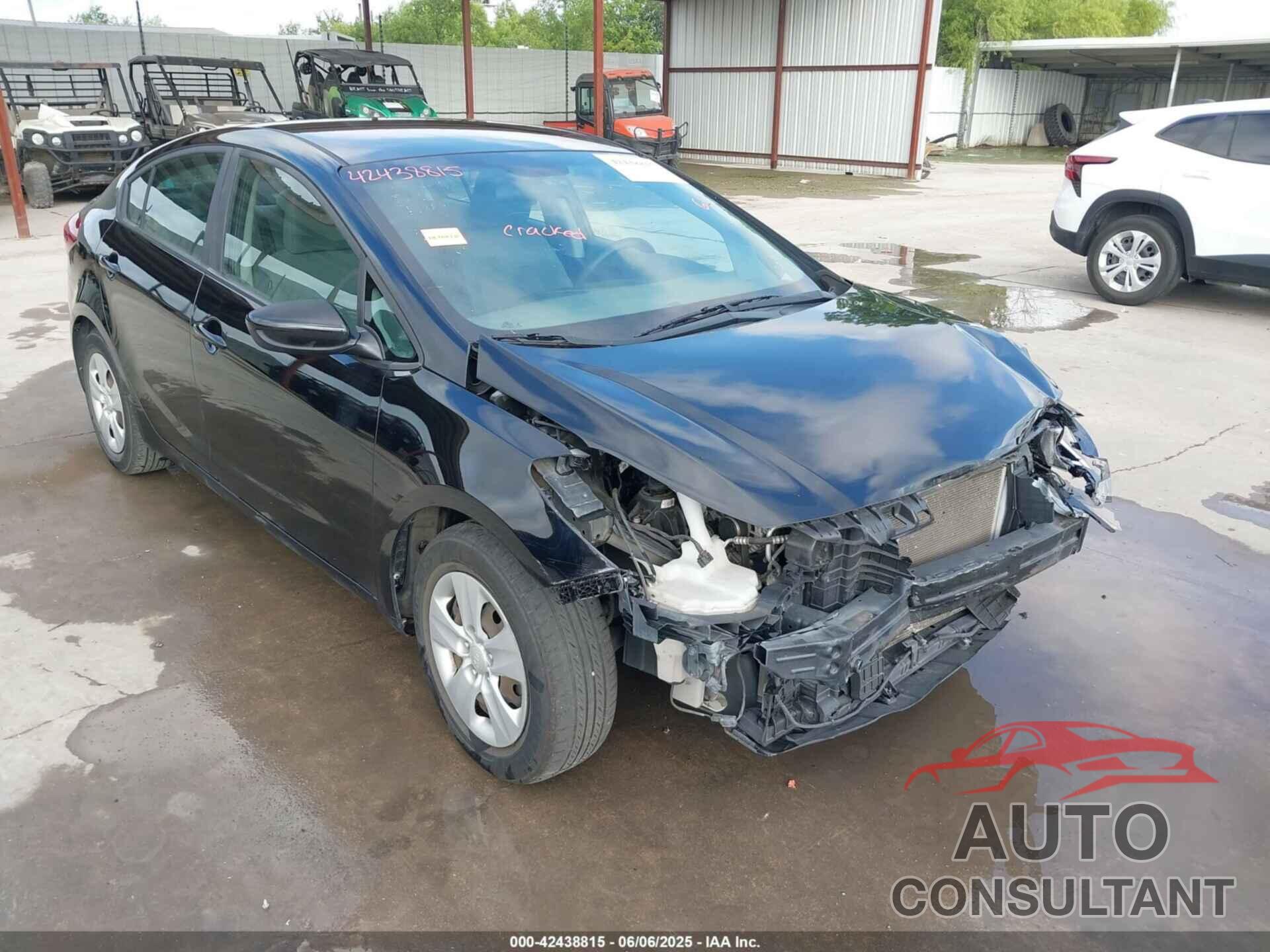 KIA FORTE 2017 - 3KPFL4A78HE103125
