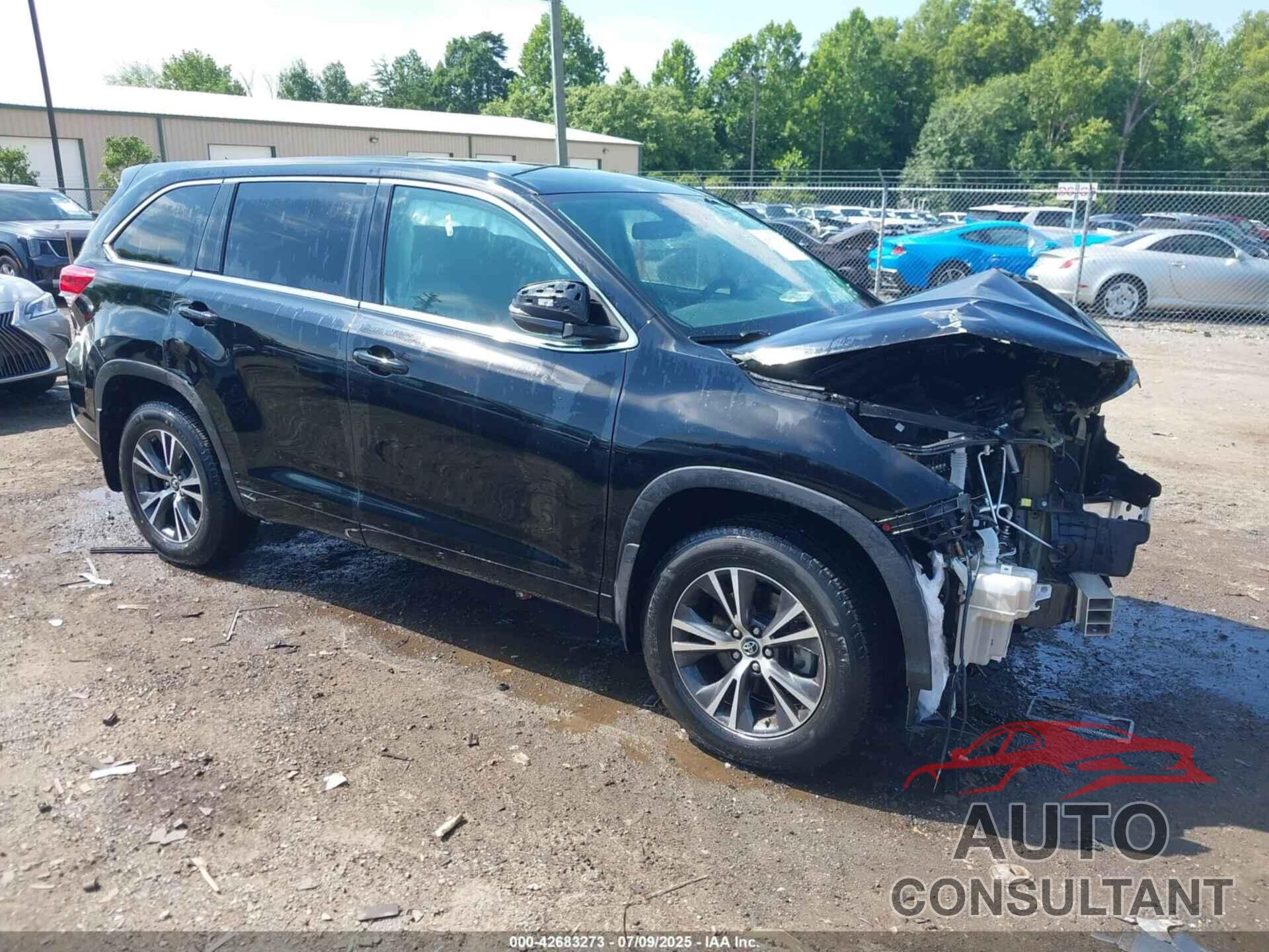 TOYOTA HIGHLANDER 2017 - 5TDBZRFH6HS430771