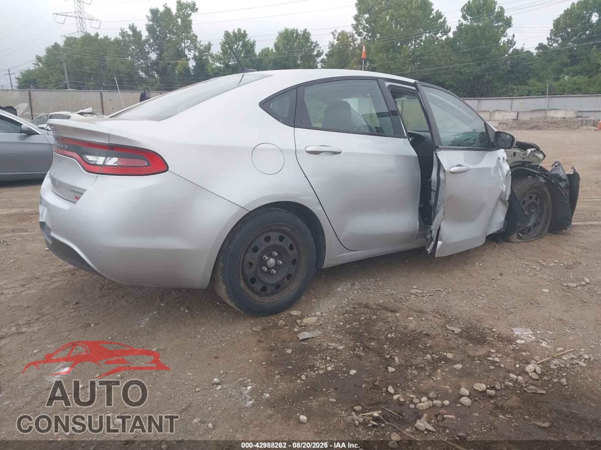 DODGE DART 2013 - 1C3CDFAH8DD297367