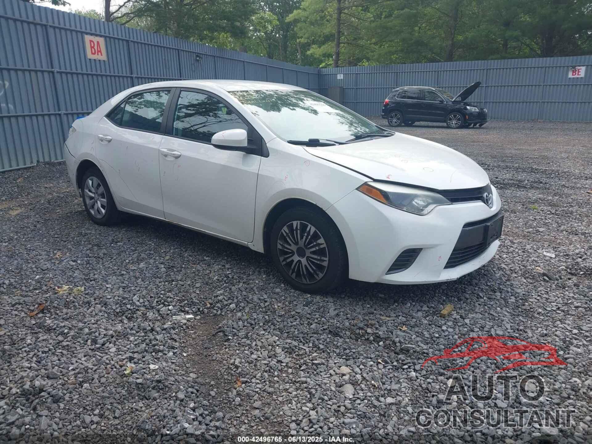 TOYOTA COROLLA 2015 - 2T1BURHE7FC422900