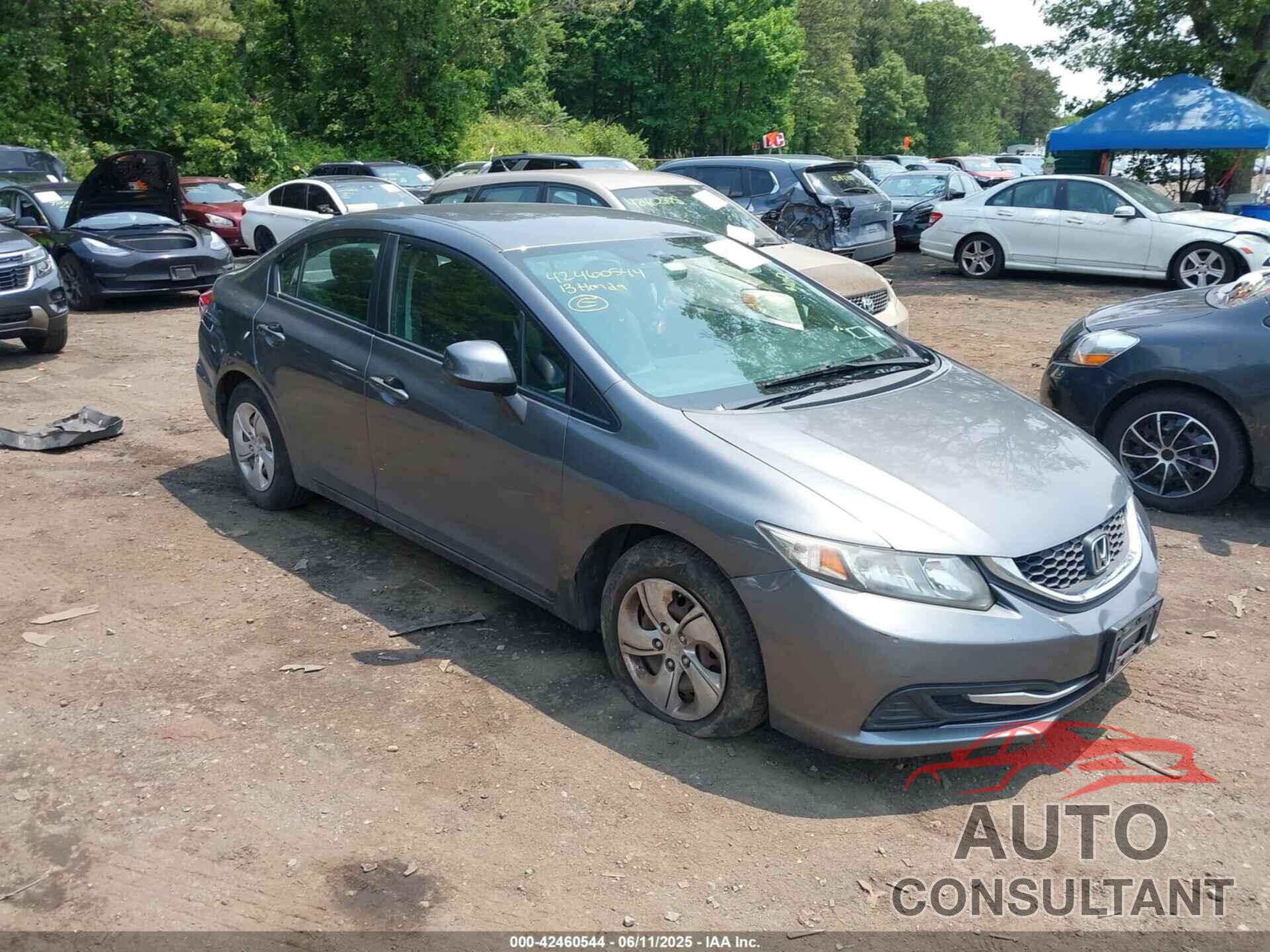 HONDA CIVIC 2013 - 19XFB2F5XDE293471