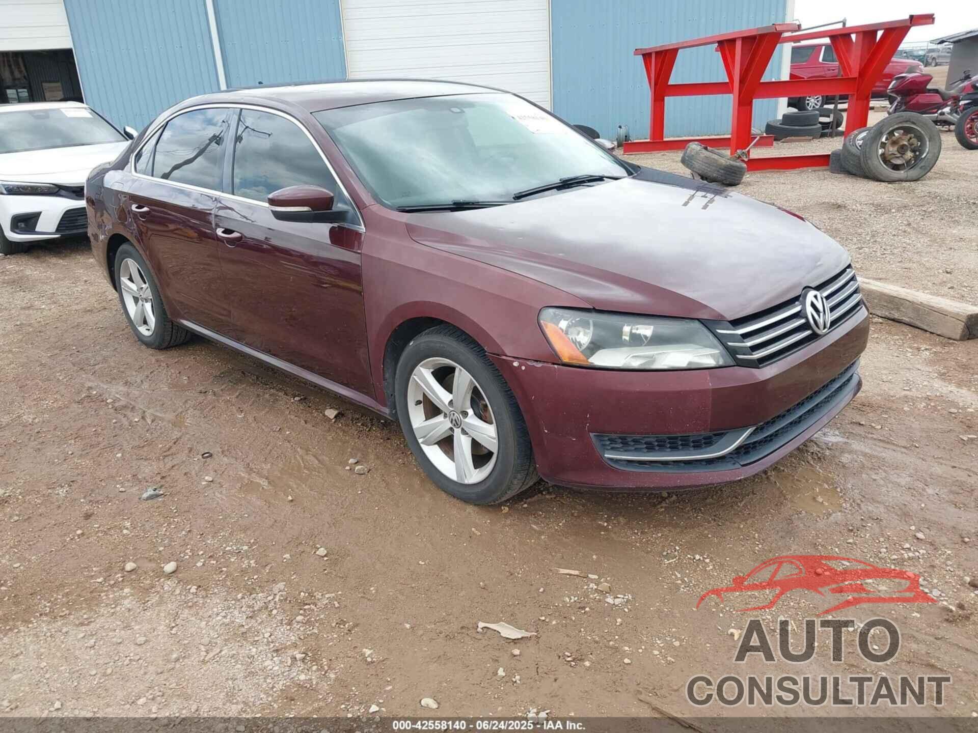 VOLKSWAGEN PASSAT 2013 - 1VWBP7A33DC060054