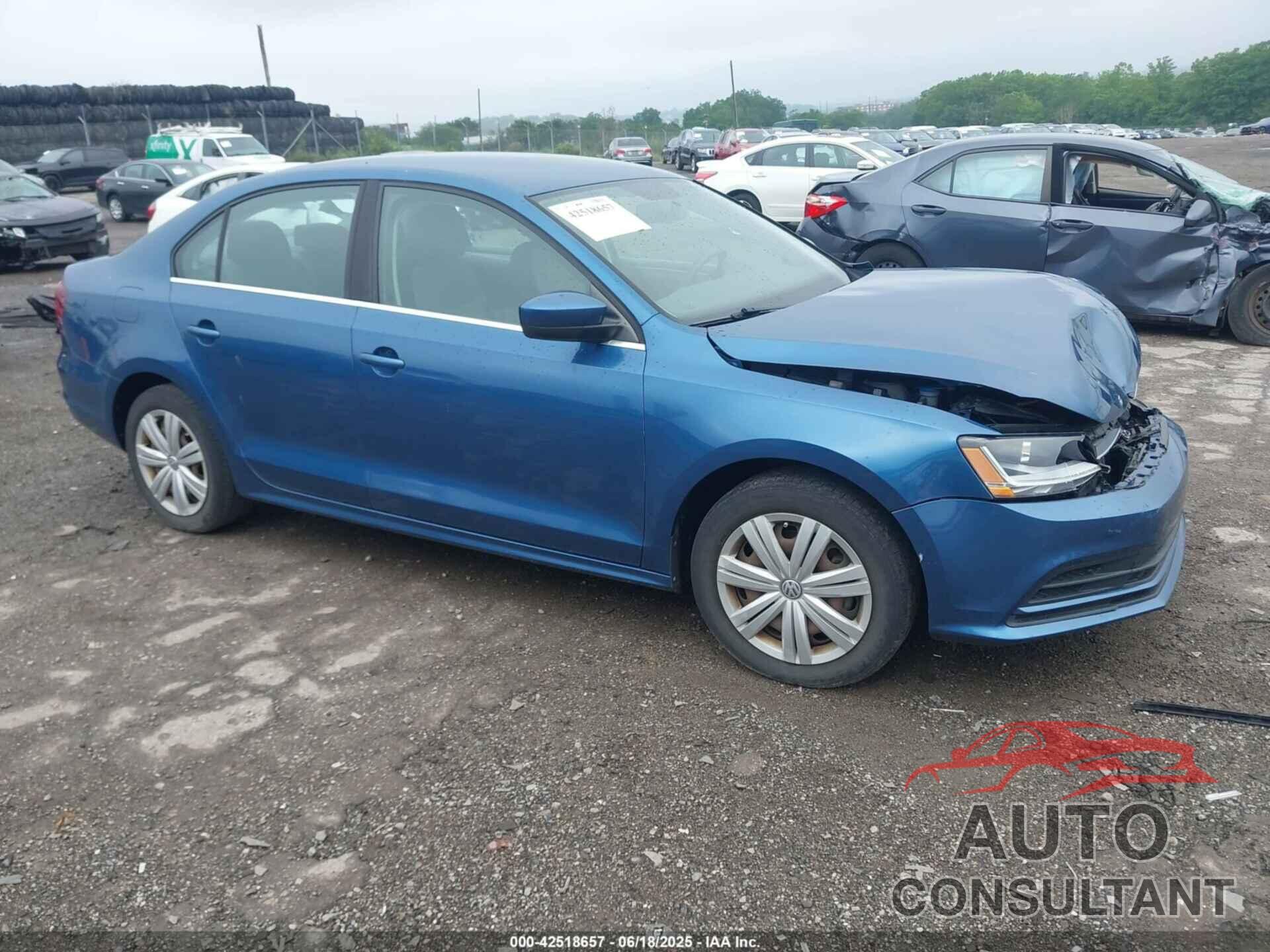VOLKSWAGEN JETTA 2017 - 3VW2B7AJ8HM310230