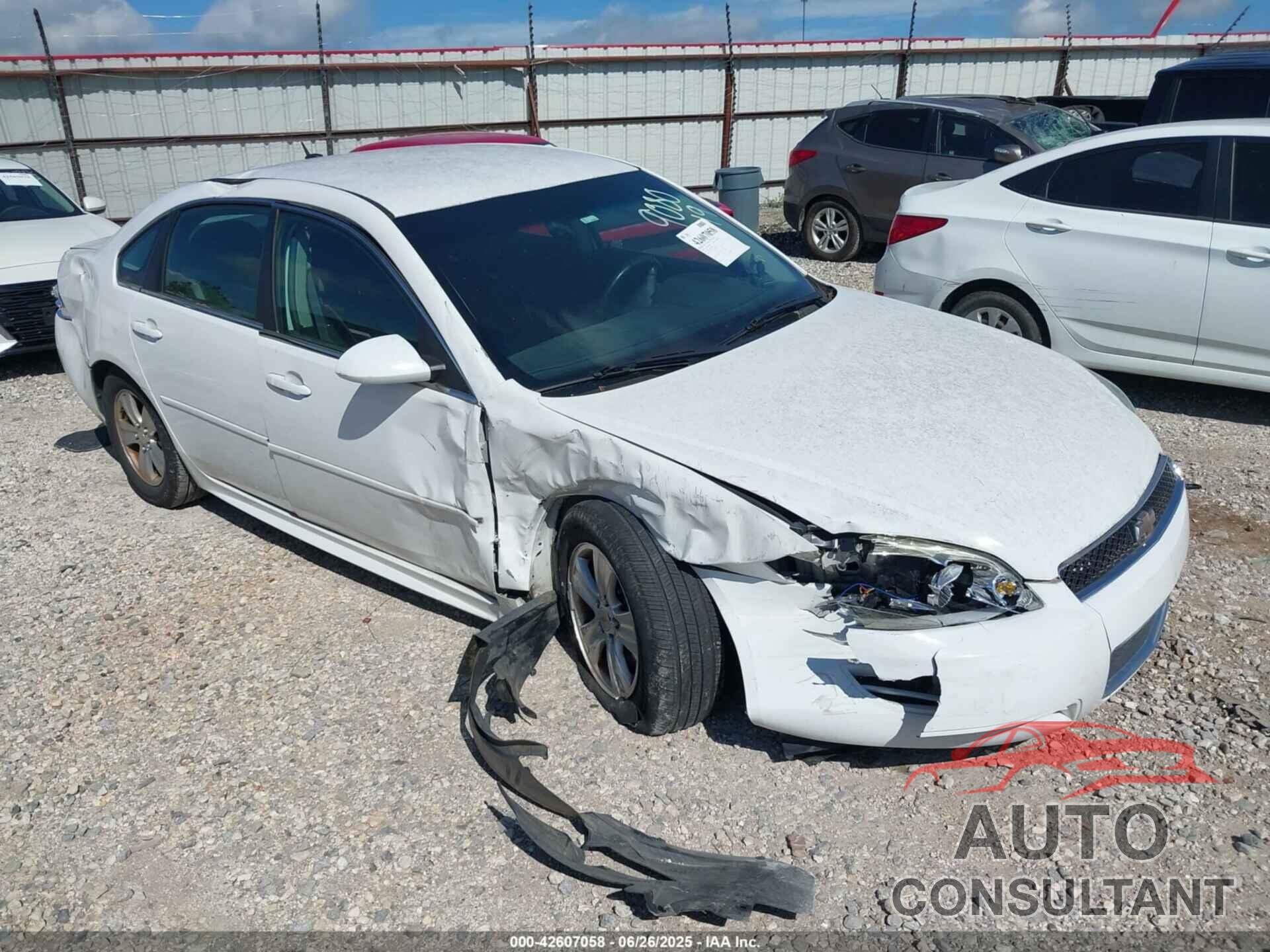 CHEVROLET IMPALA LIMITED 2014 - 2G1WA5E37E1189080