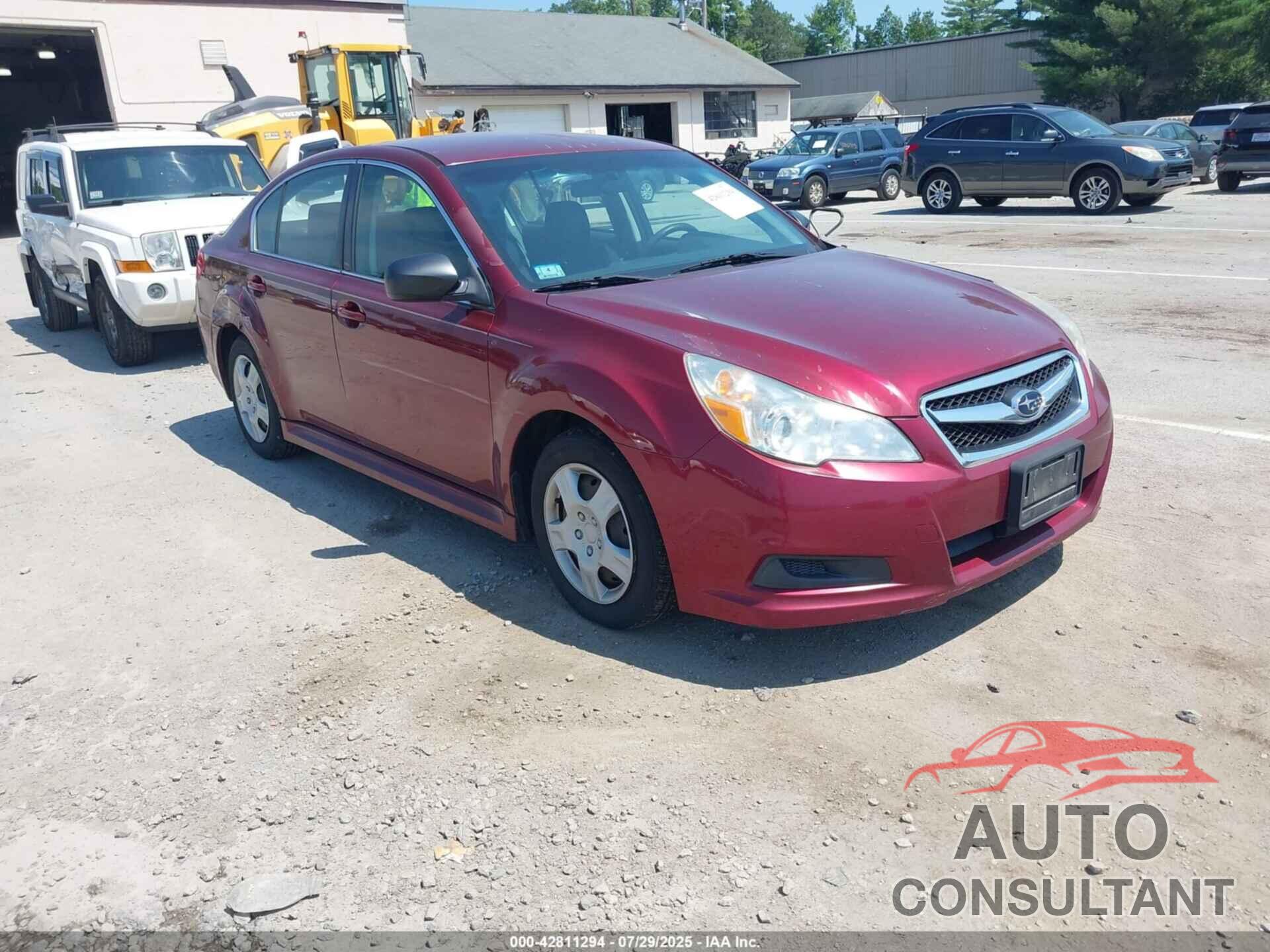 SUBARU LEGACY 2012 - 4S3BMBA68C3003971