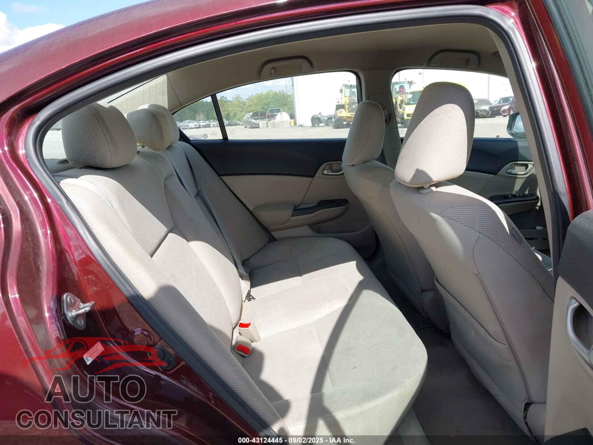 HONDA CIVIC 2012 - 19XFB2F55CE345832