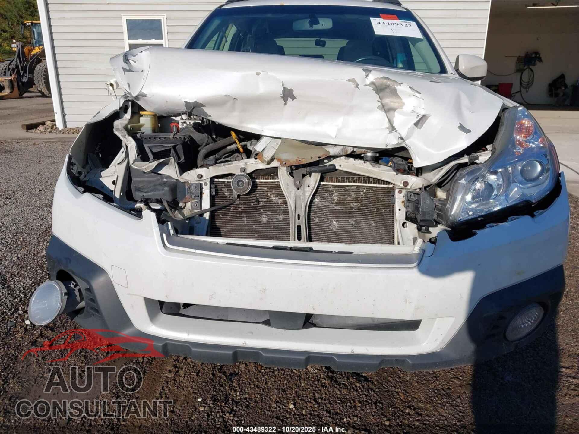SUBARU OUTBACK 2014 - 4S4BRBDC4E3326383