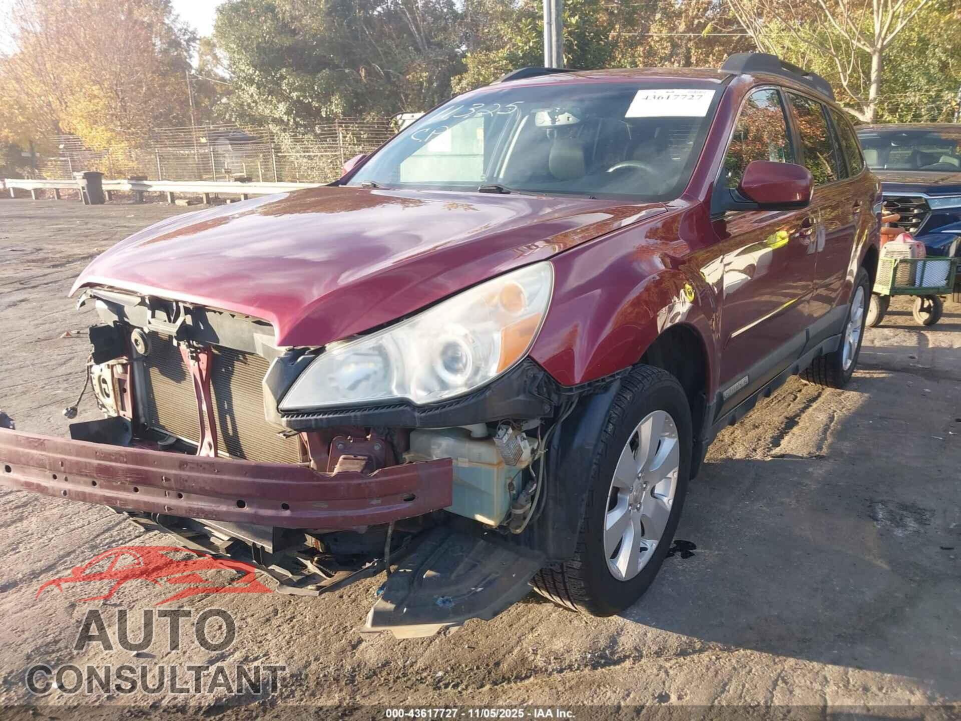 SUBARU OUTBACK 2012 - 4S4BRBGC2C3288788
