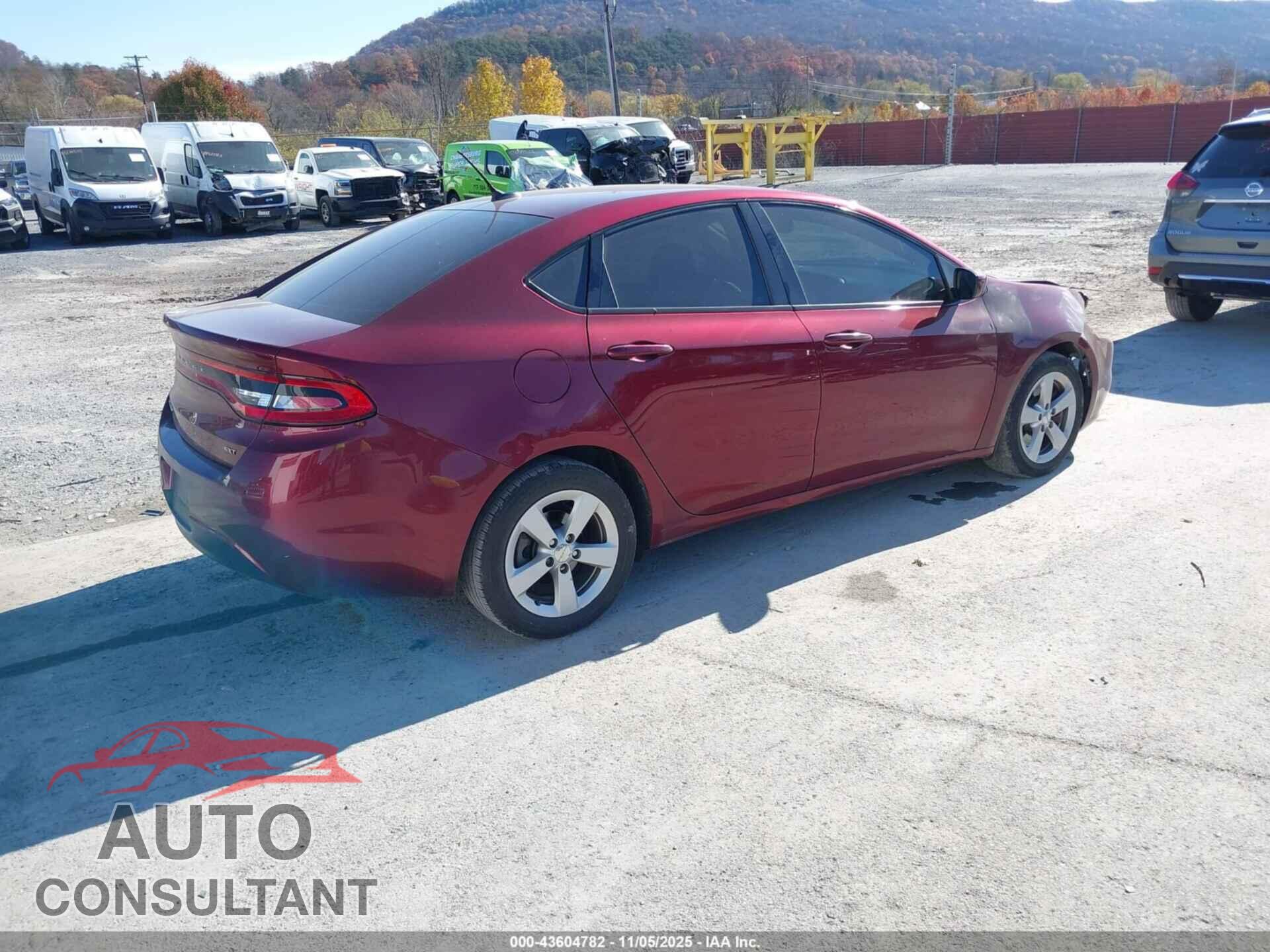 DODGE DART 2015 - 1C3CDFBBXFD373541