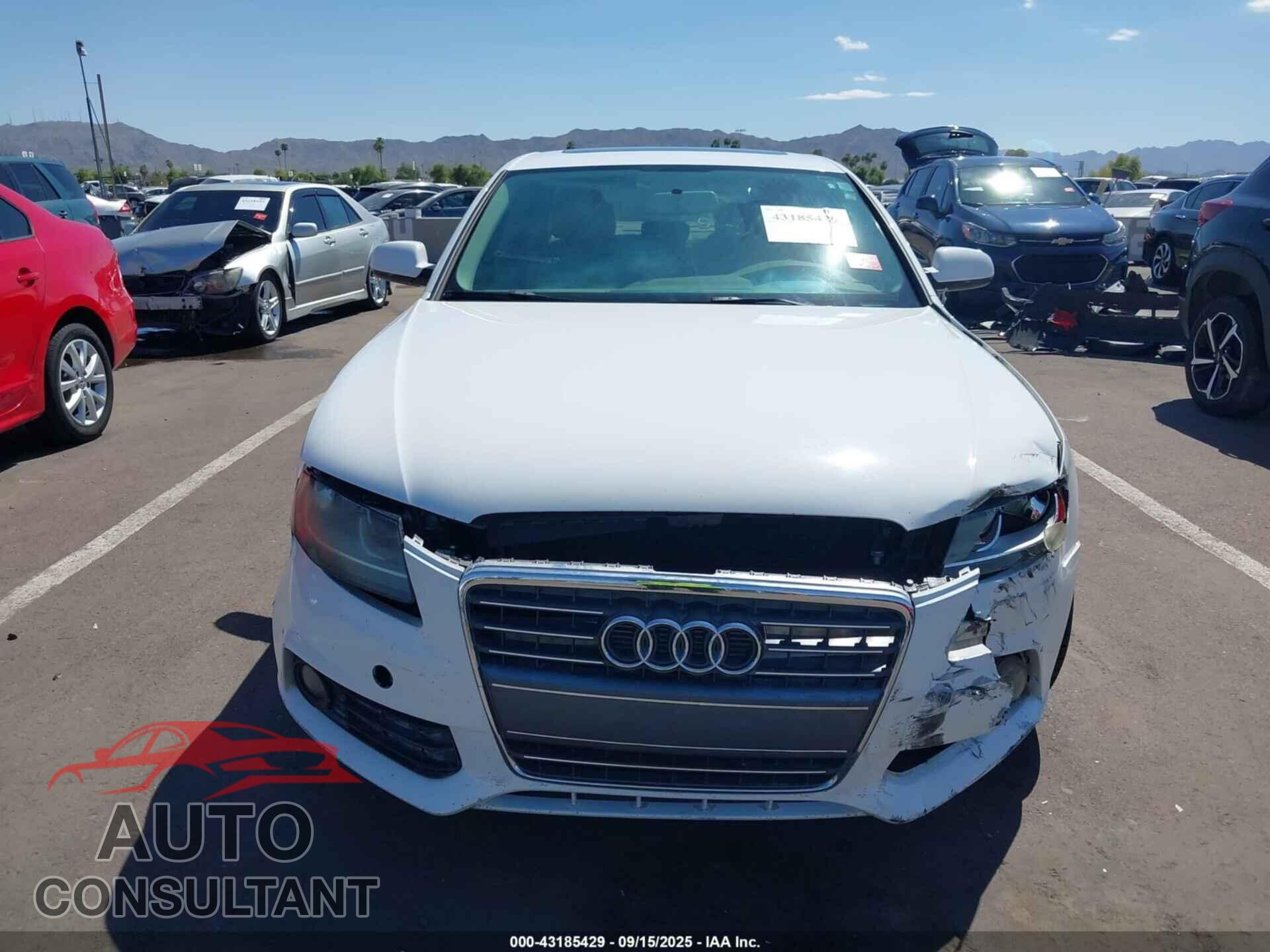 AUDI A4 2011 - WAUAFAFL2BN019727