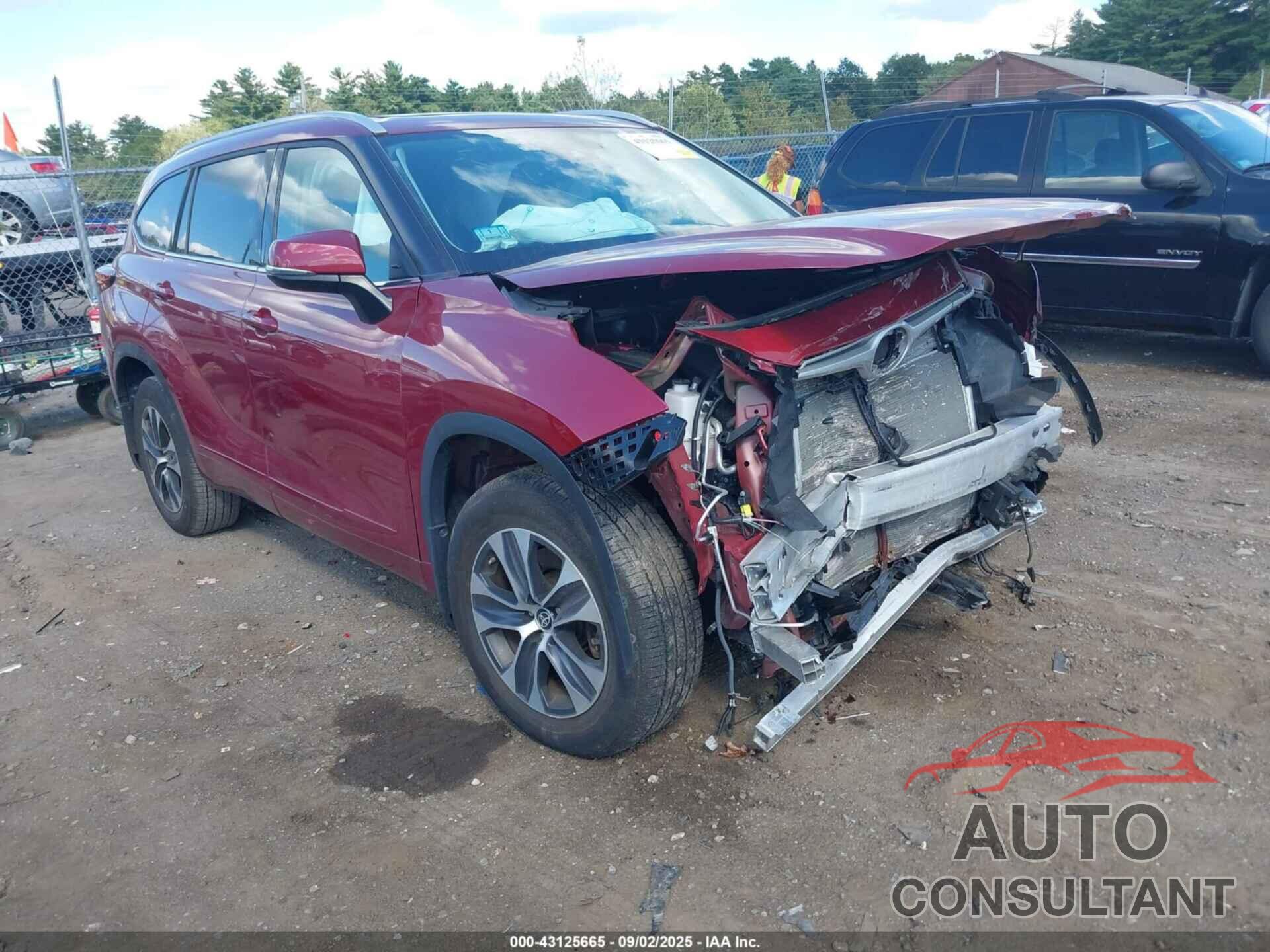 TOYOTA HIGHLANDER 2022 - 5TDHZRBH9NS585794
