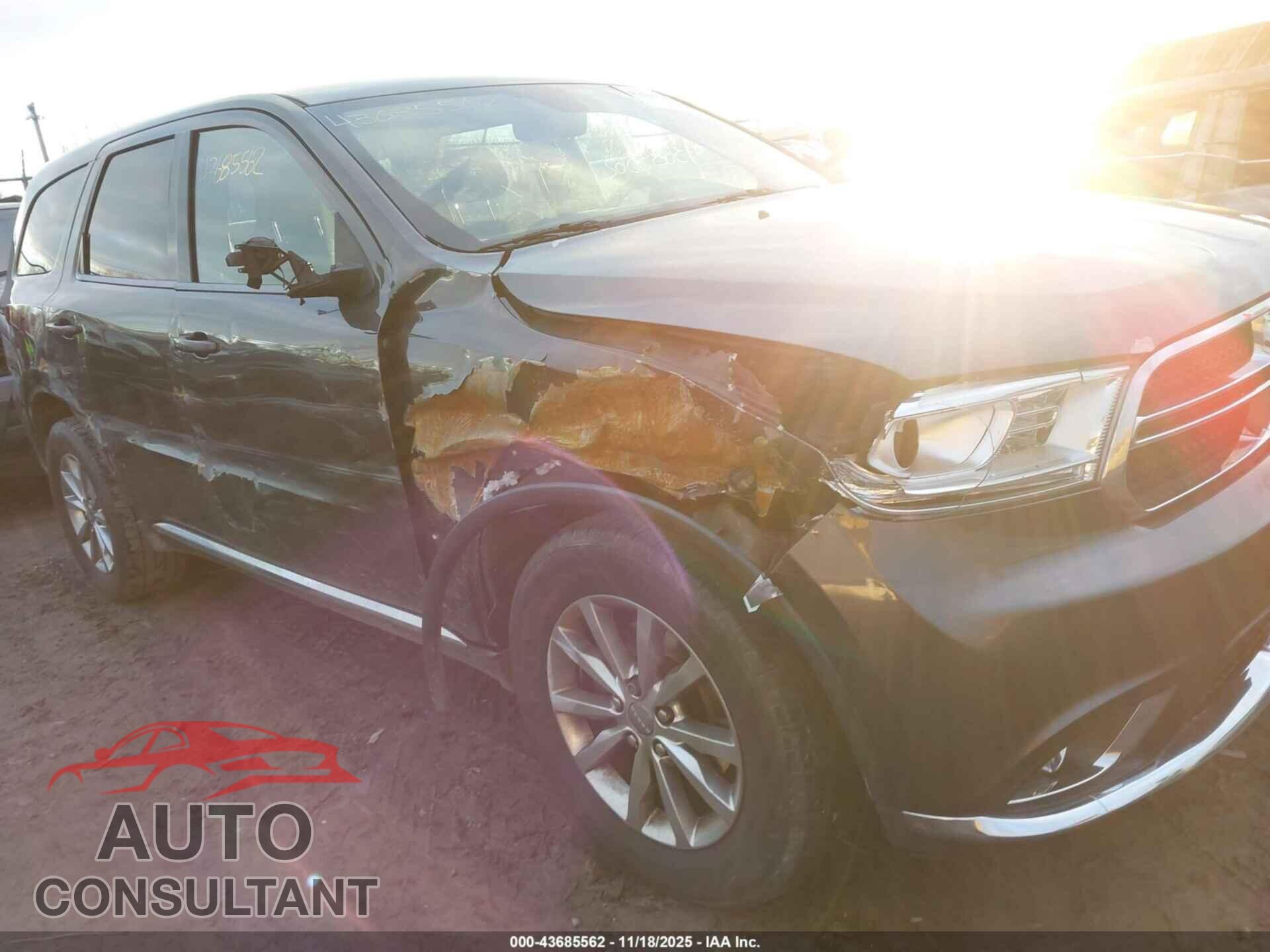 DODGE DURANGO 2016 - 1C4RDJAG9GC375522
