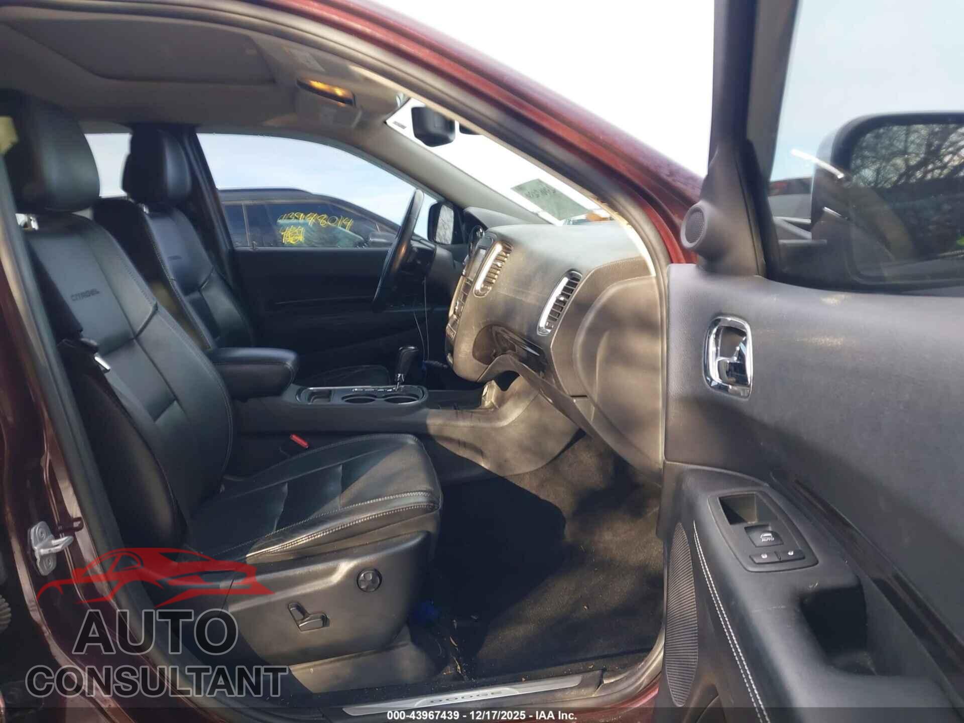 DODGE DURANGO 2012 - 1C4RDJEG5CC336544