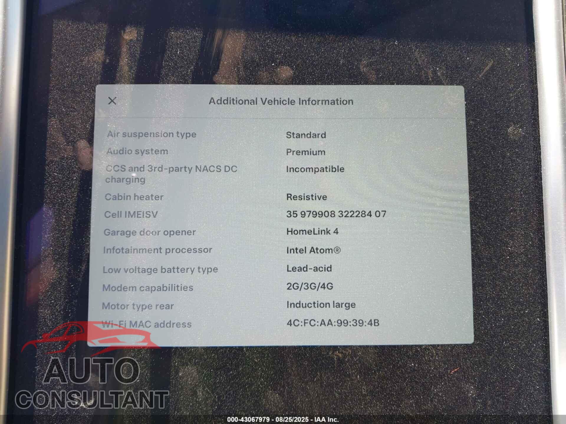 TESLA MODEL S 2013 - 5YJSA1DP8DFP06434