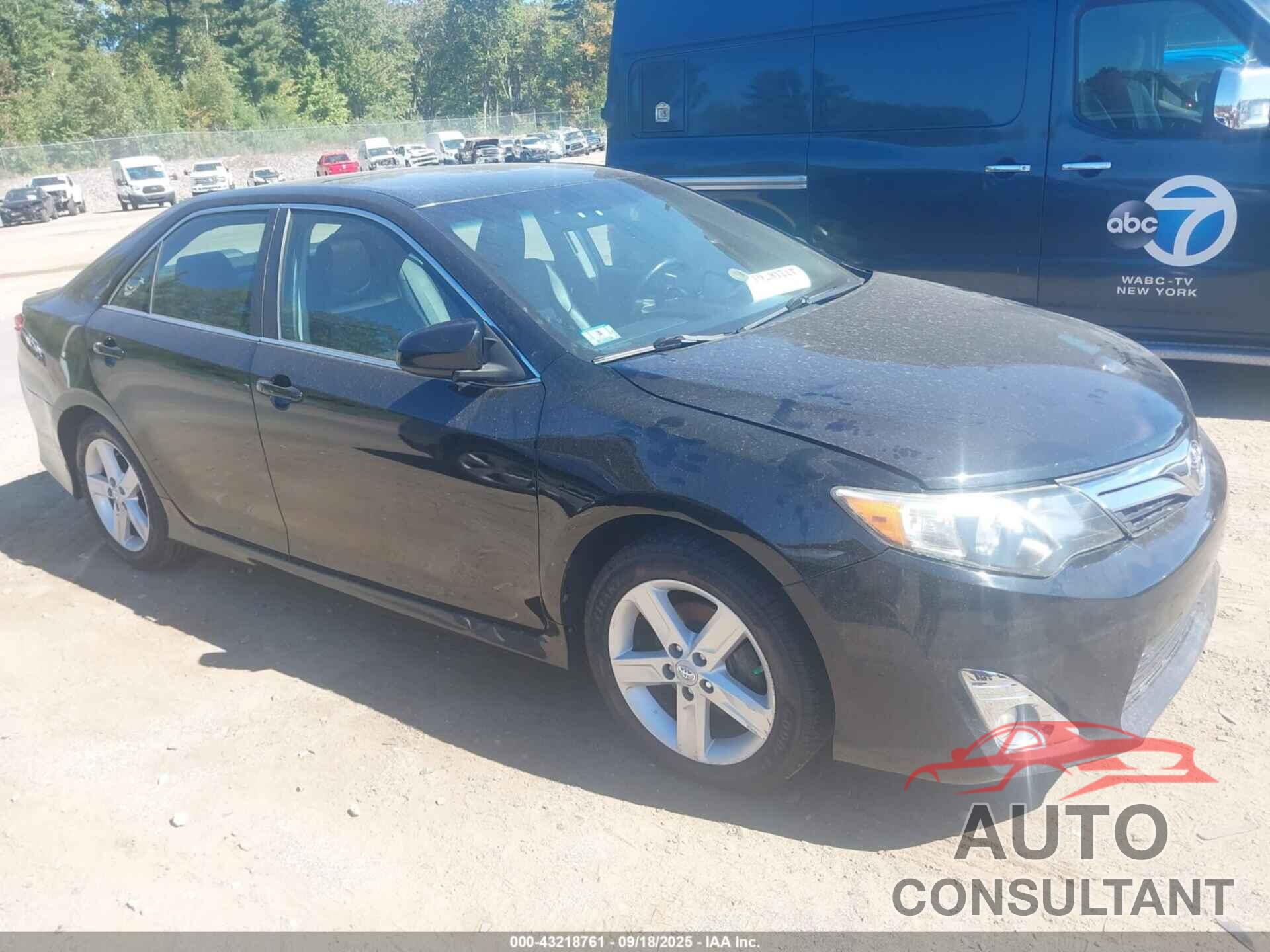 TOYOTA CAMRY 2012 - 4T1BF1FK7CU098202