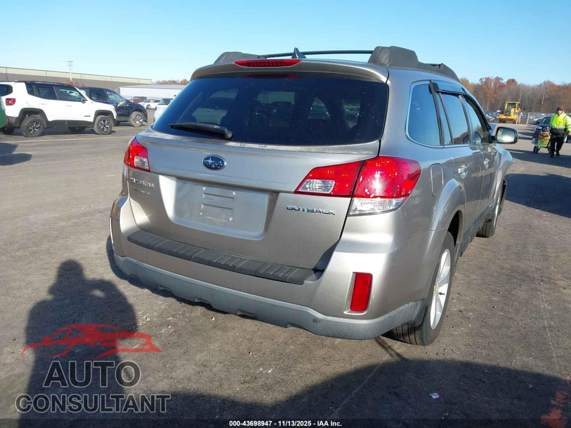 SUBARU OUTBACK 2014 - 4S4BRCCC2E3292502