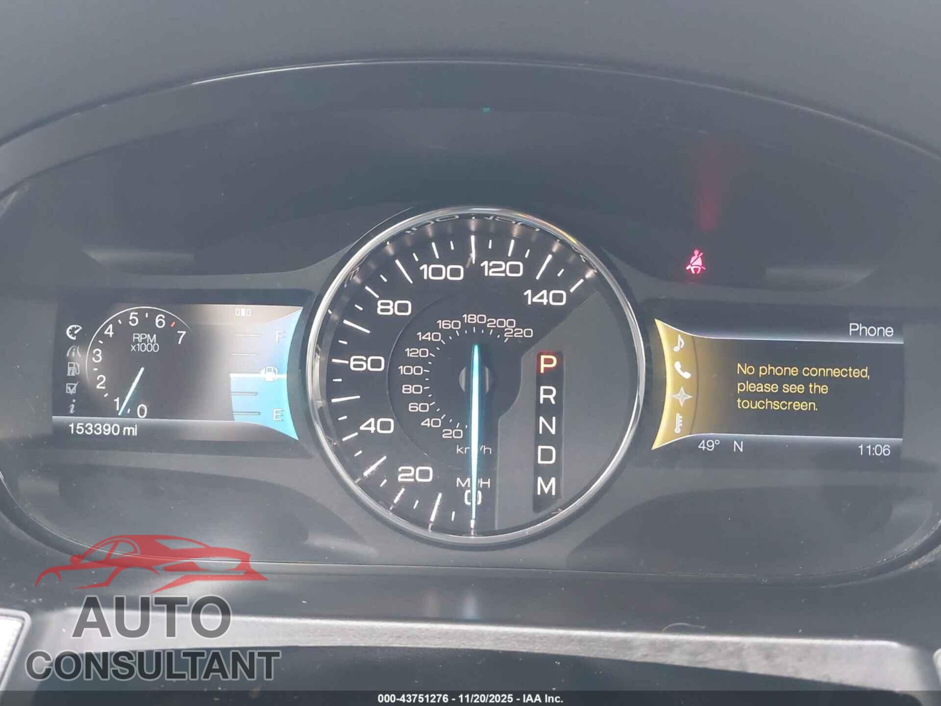 FORD EDGE 2011 - 2FMDK3JC7BBB51906