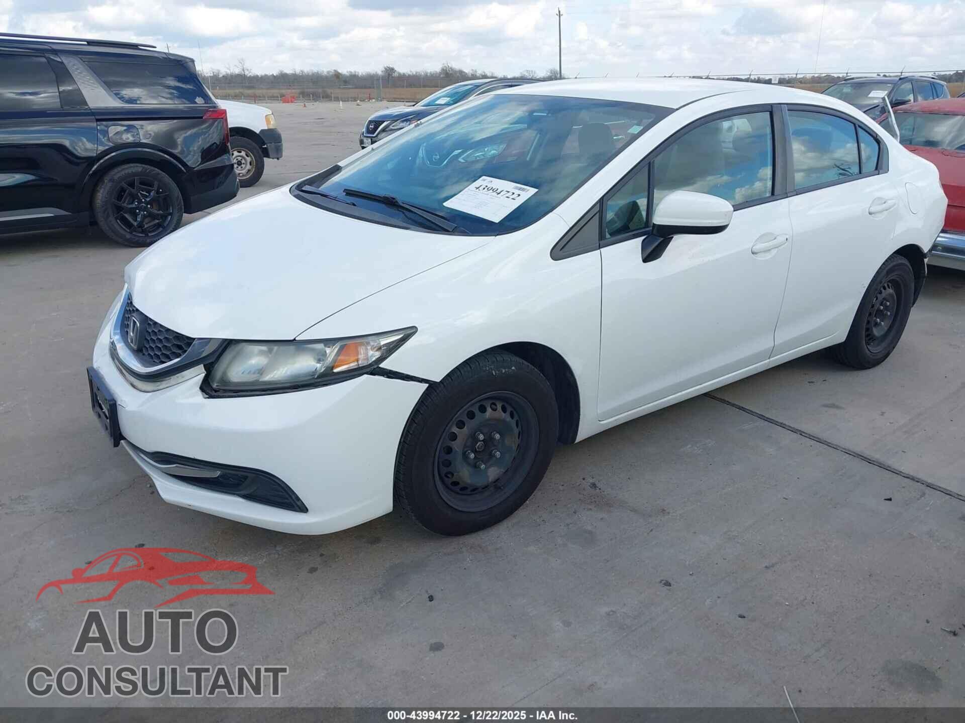 HONDA CIVIC 2014 - 19XFB2F5XEE204967