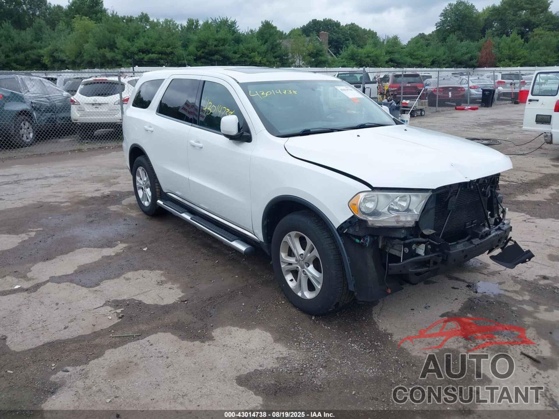 DODGE DURANGO 2013 - 1C4RDJAG5DC510250