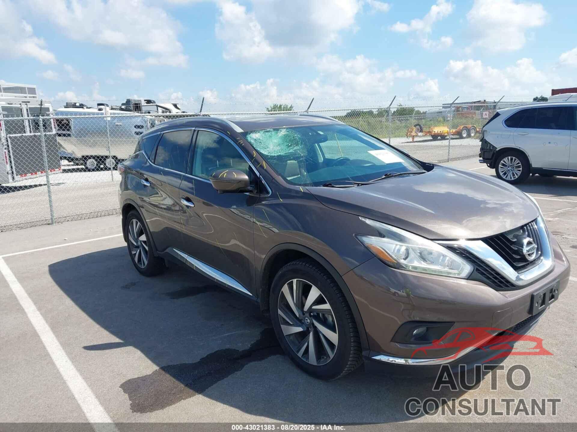 NISSAN MURANO 2018 - 5N1AZ2MH4JN195834