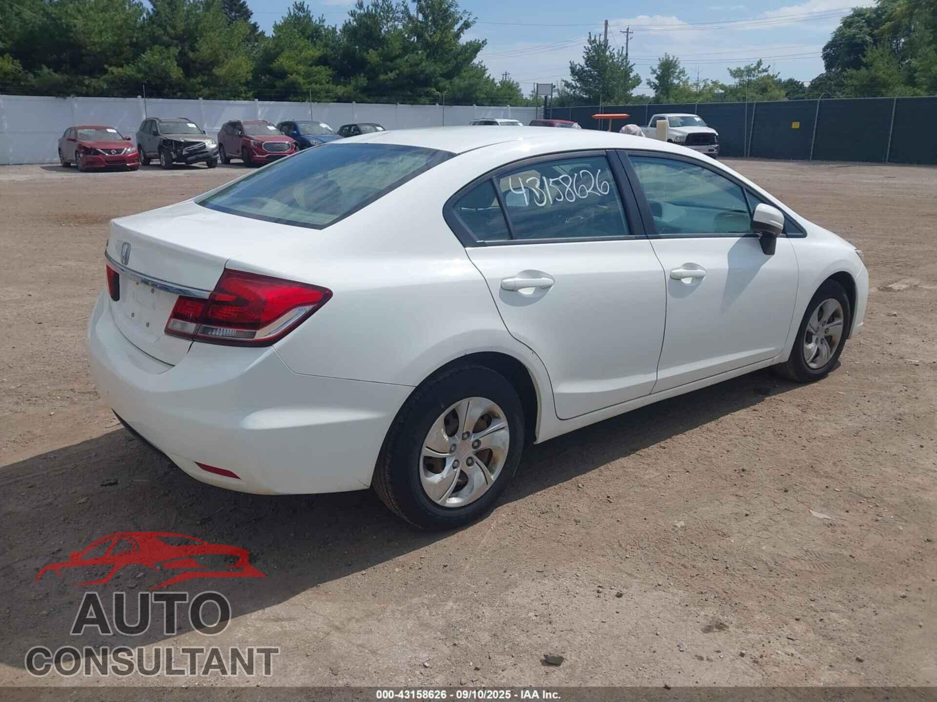 HONDA CIVIC 2014 - 19XFB2F5XEE013310