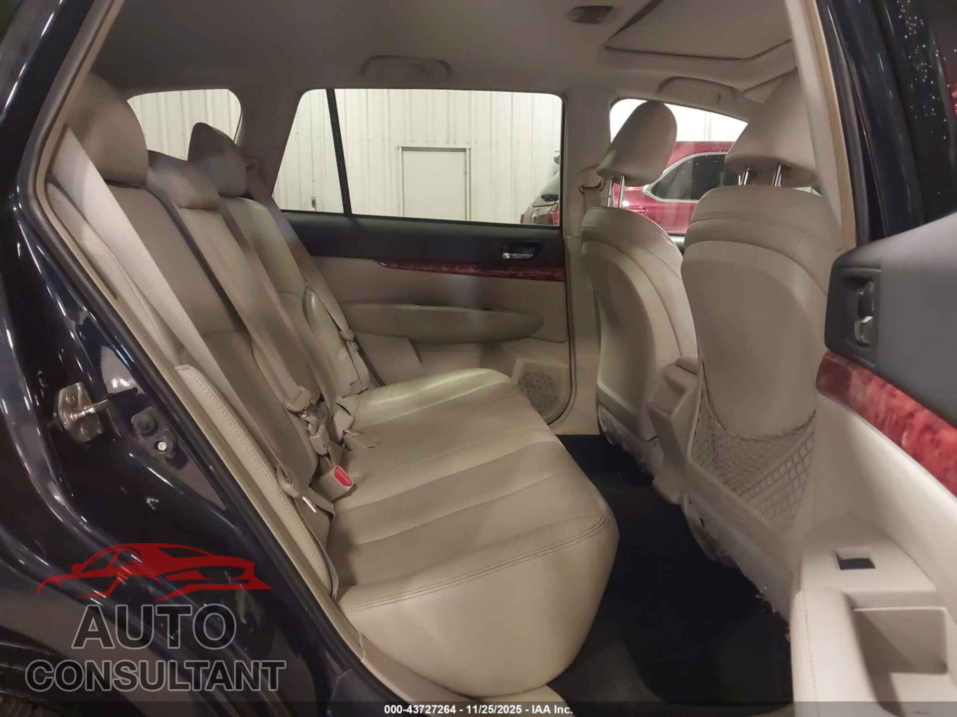 SUBARU OUTBACK 2012 - 4S4BRCKC2C3220519