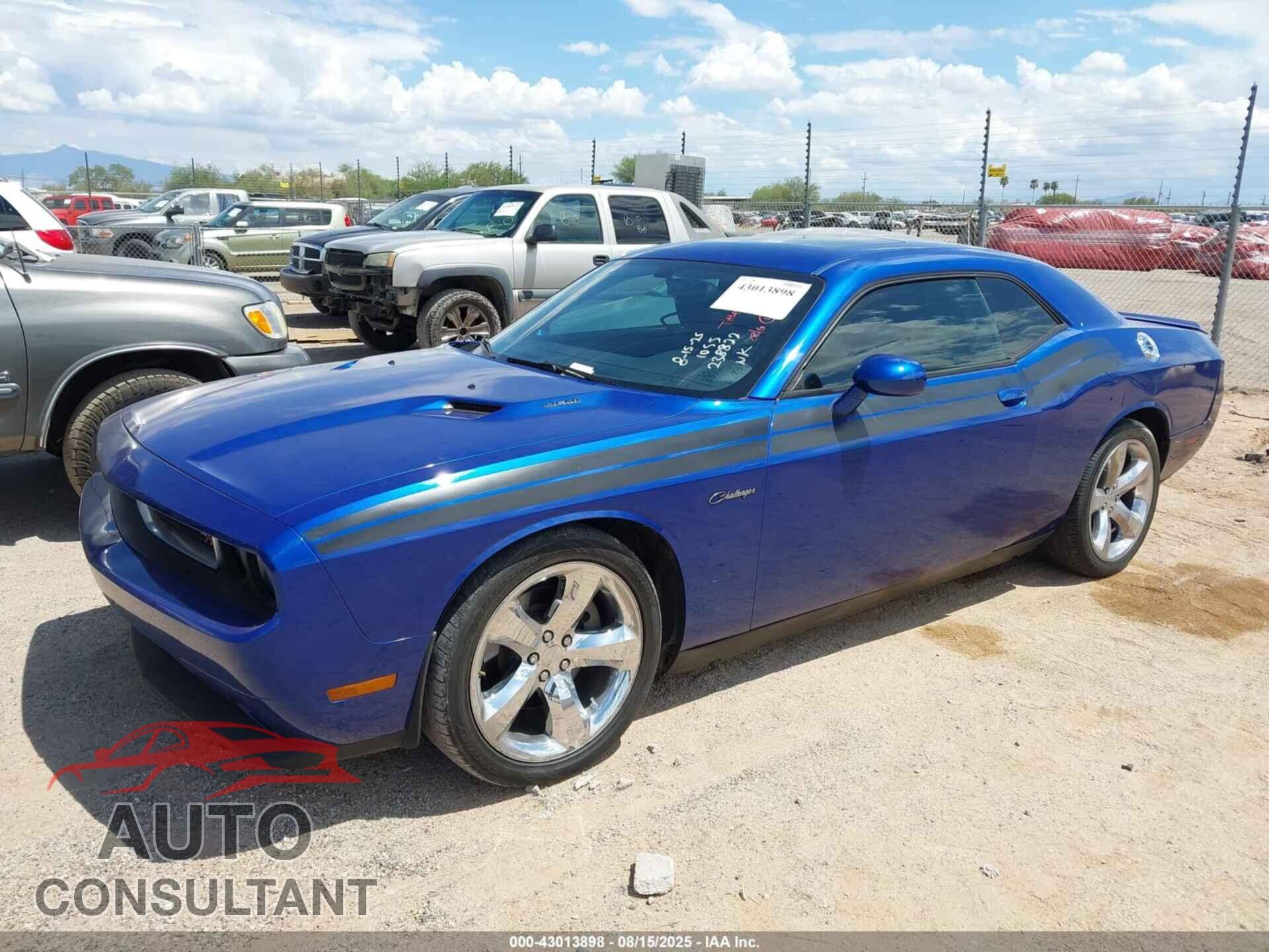 DODGE CHALLENGER 2012 - 2C3CDYBT8CH238822