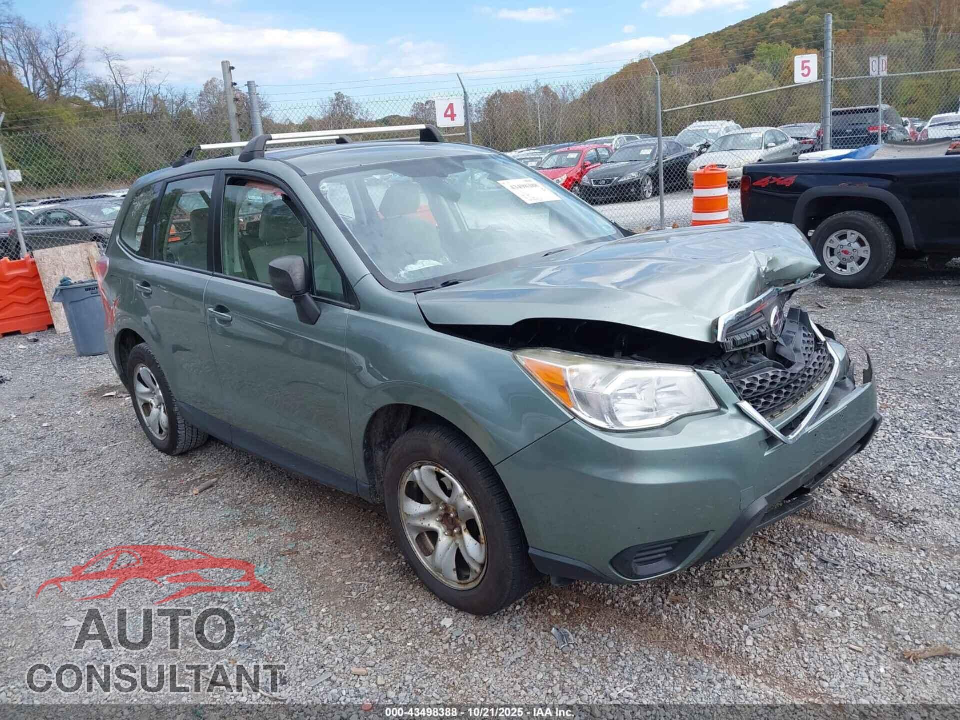 SUBARU FORESTER 2014 - JF2SJAAC7EG458042