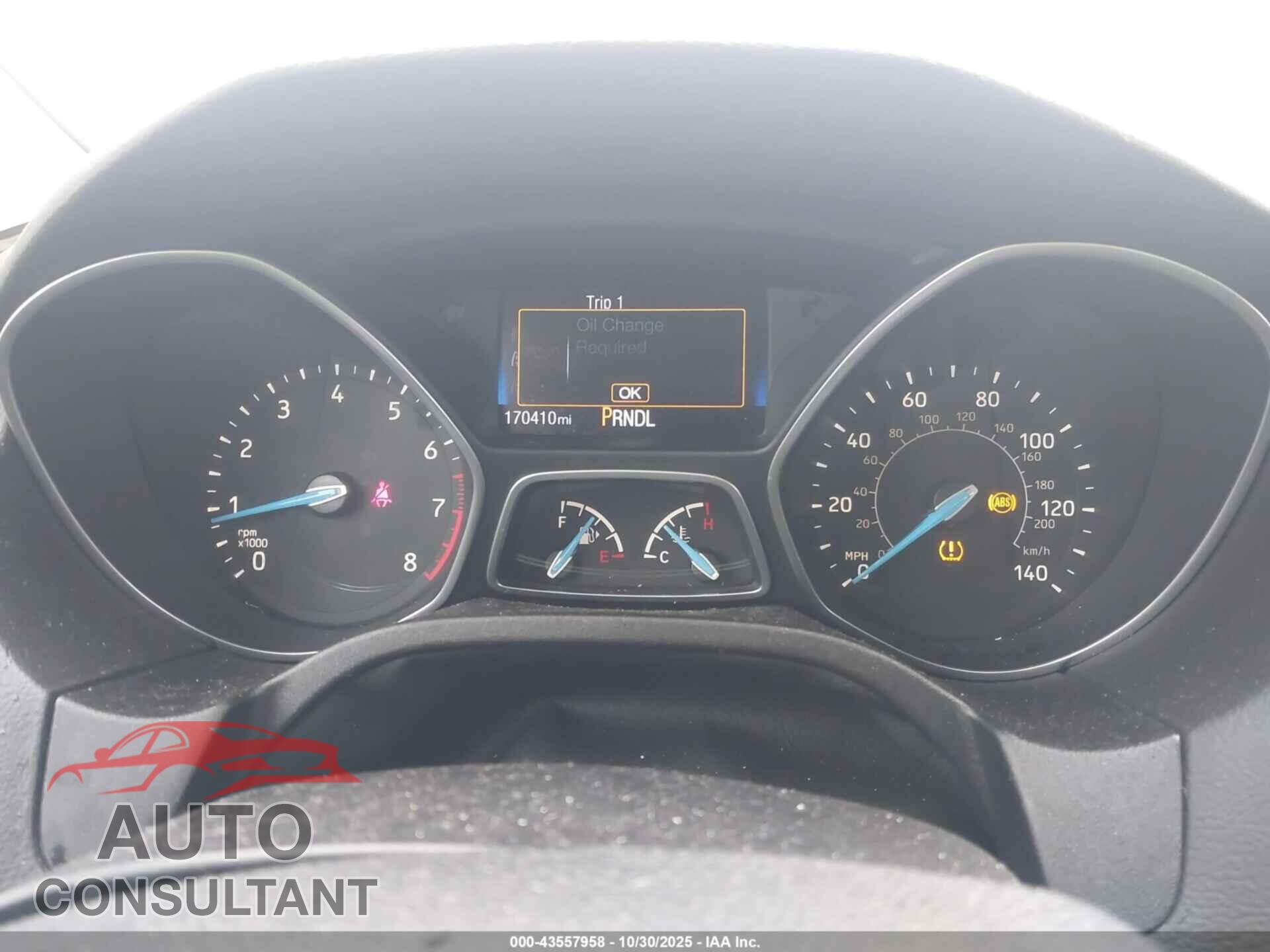 FORD FOCUS 2016 - 1FADP3E21GL349014