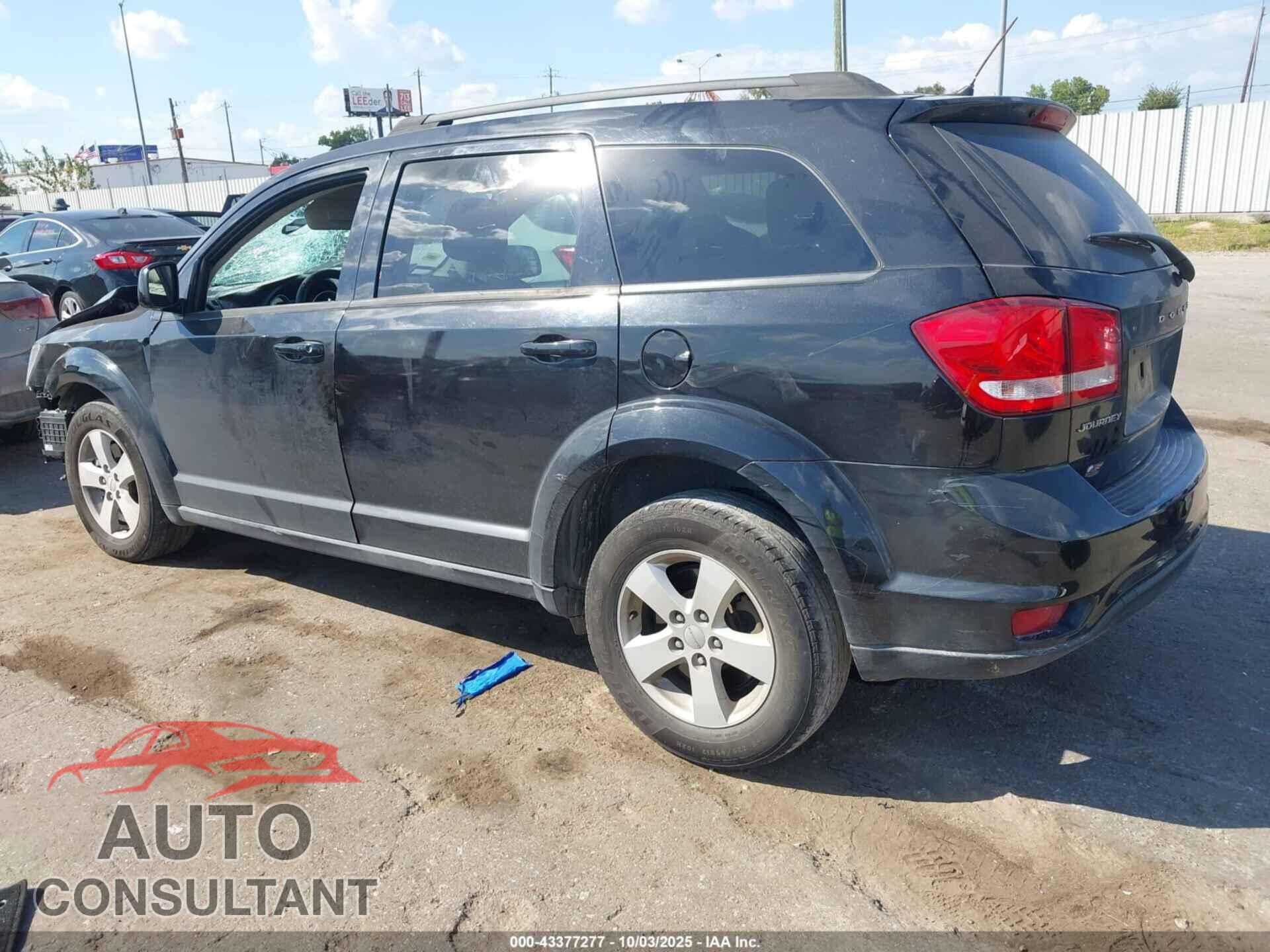 DODGE JOURNEY 2012 - 3C4PDCBB5CT393228