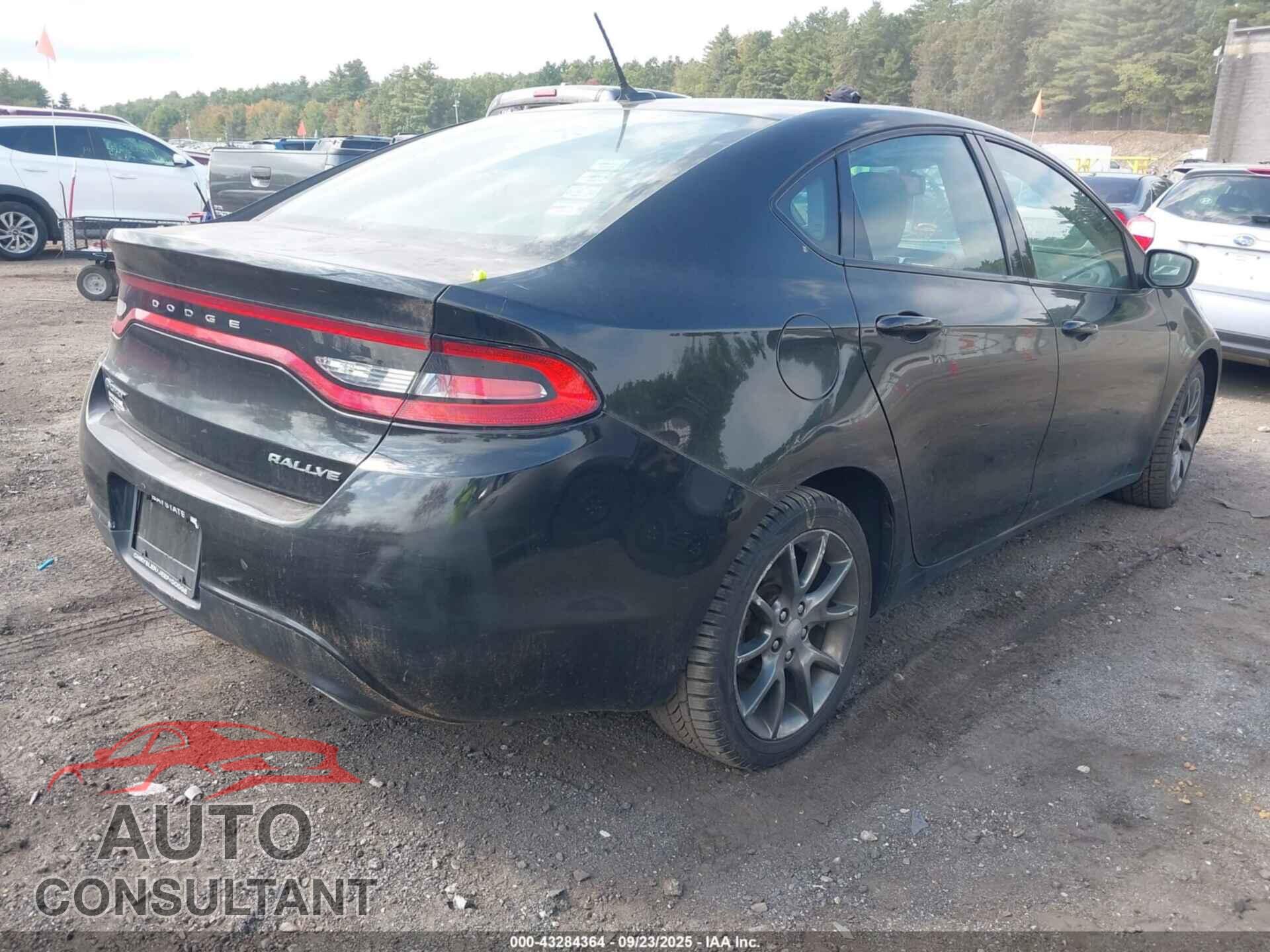 DODGE DART 2013 - 1C3CDFBA9DD295886