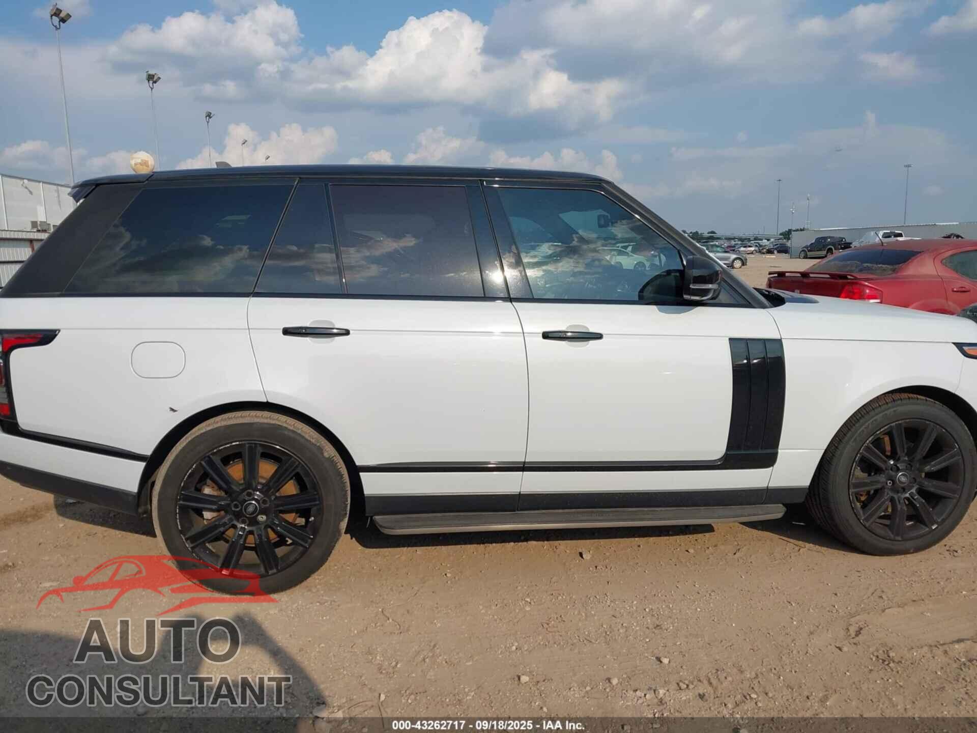 LAND ROVER RANGE ROVER 2016 - SALGS2KF5GA255391