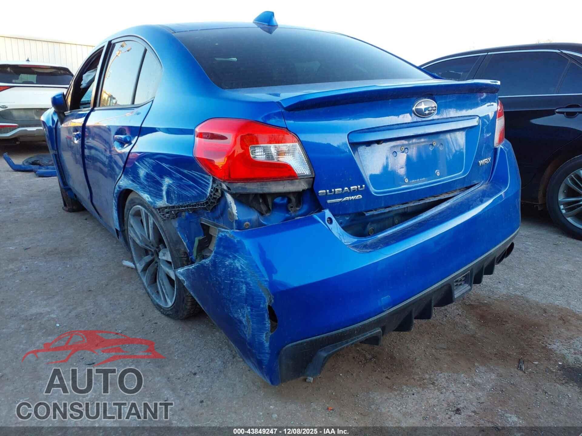 SUBARU WRX 2017 - JF1VA1E65H9825907