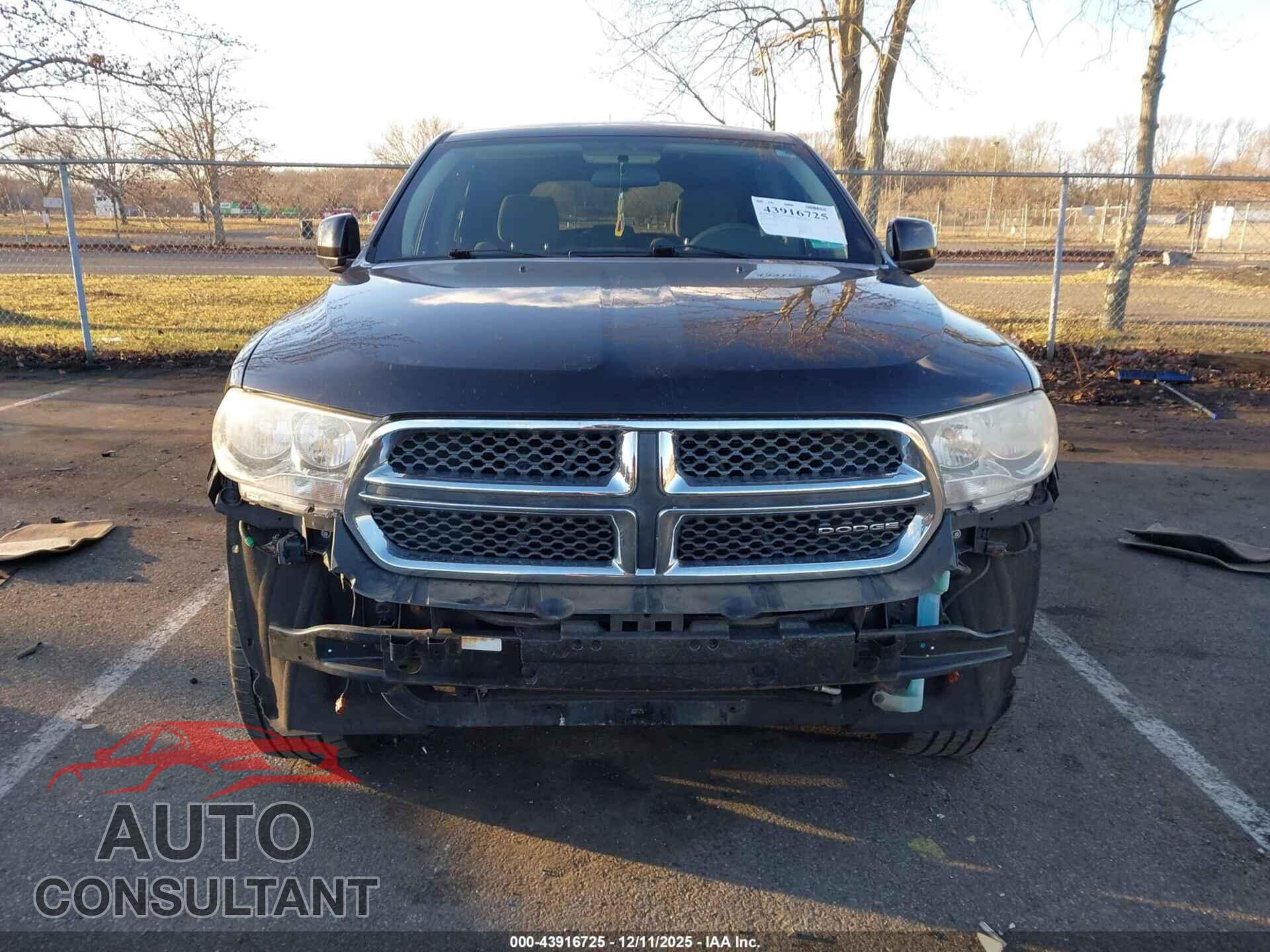 DODGE DURANGO 2012 - 1C4RDJAGXCC196920