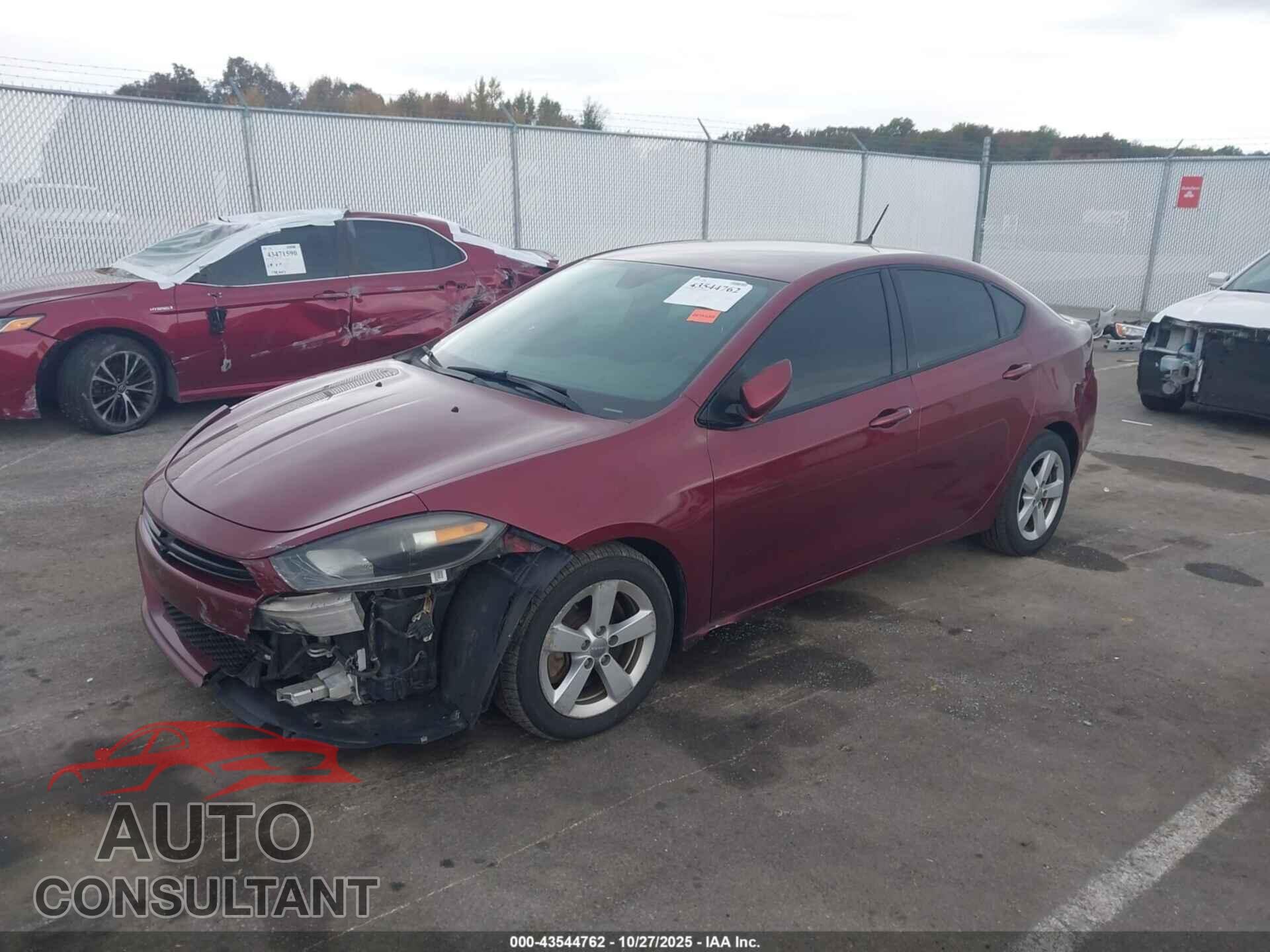 DODGE DART 2015 - 1C3CDFBB5FD351155
