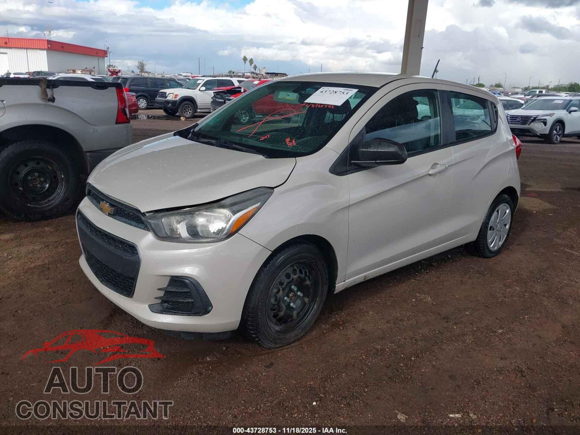 CHEVROLET SPARK 2017 - KL8CB6SA0HC763557
