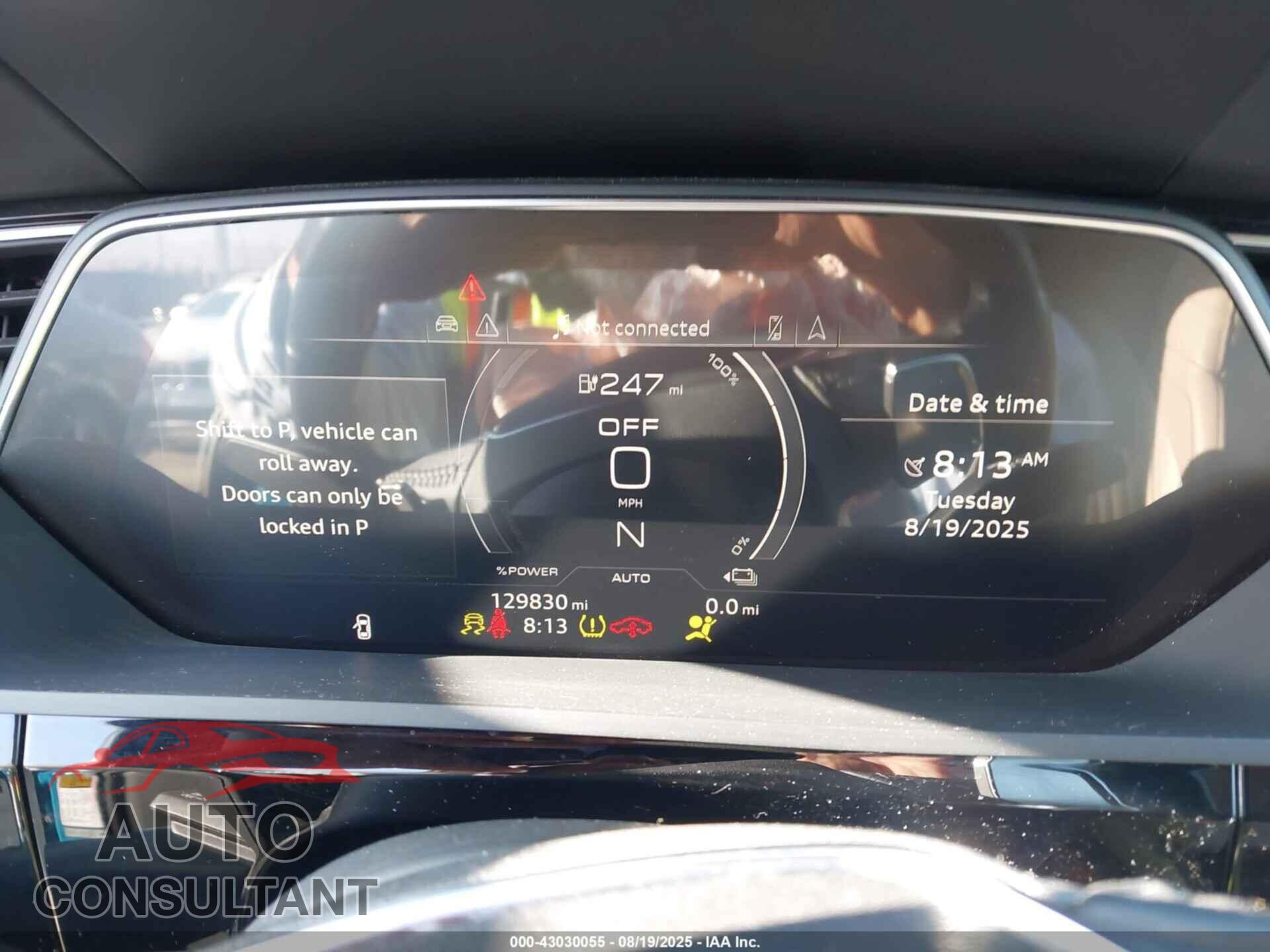 AUDI E-TRON 2019 - WA1VABGEXKB012903
