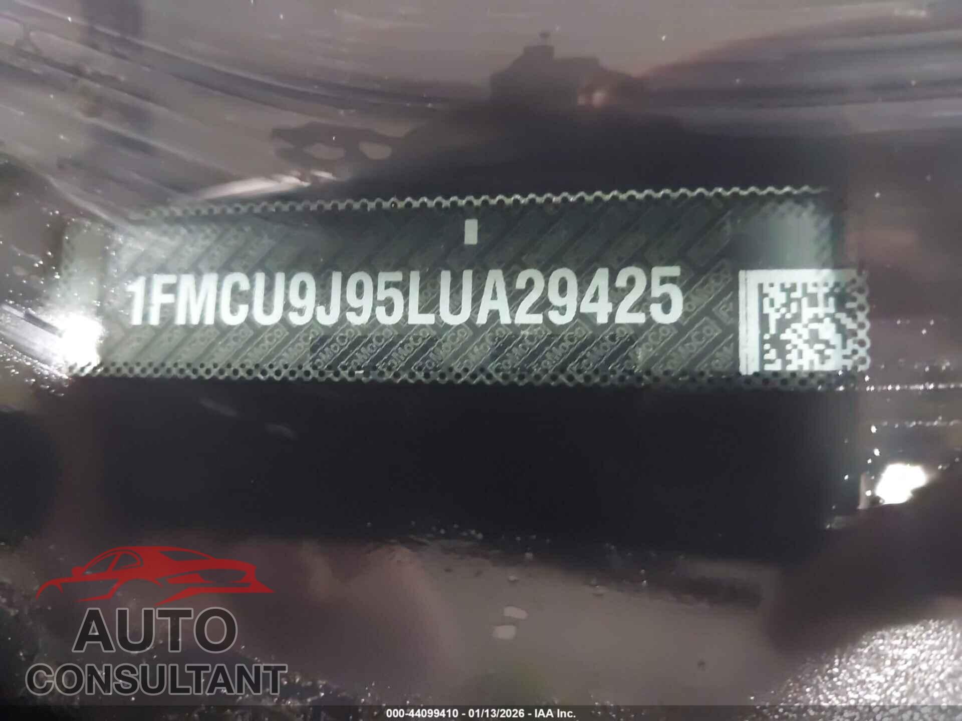 FORD ESCAPE 2020 - 1FMCU9J95LUA29425