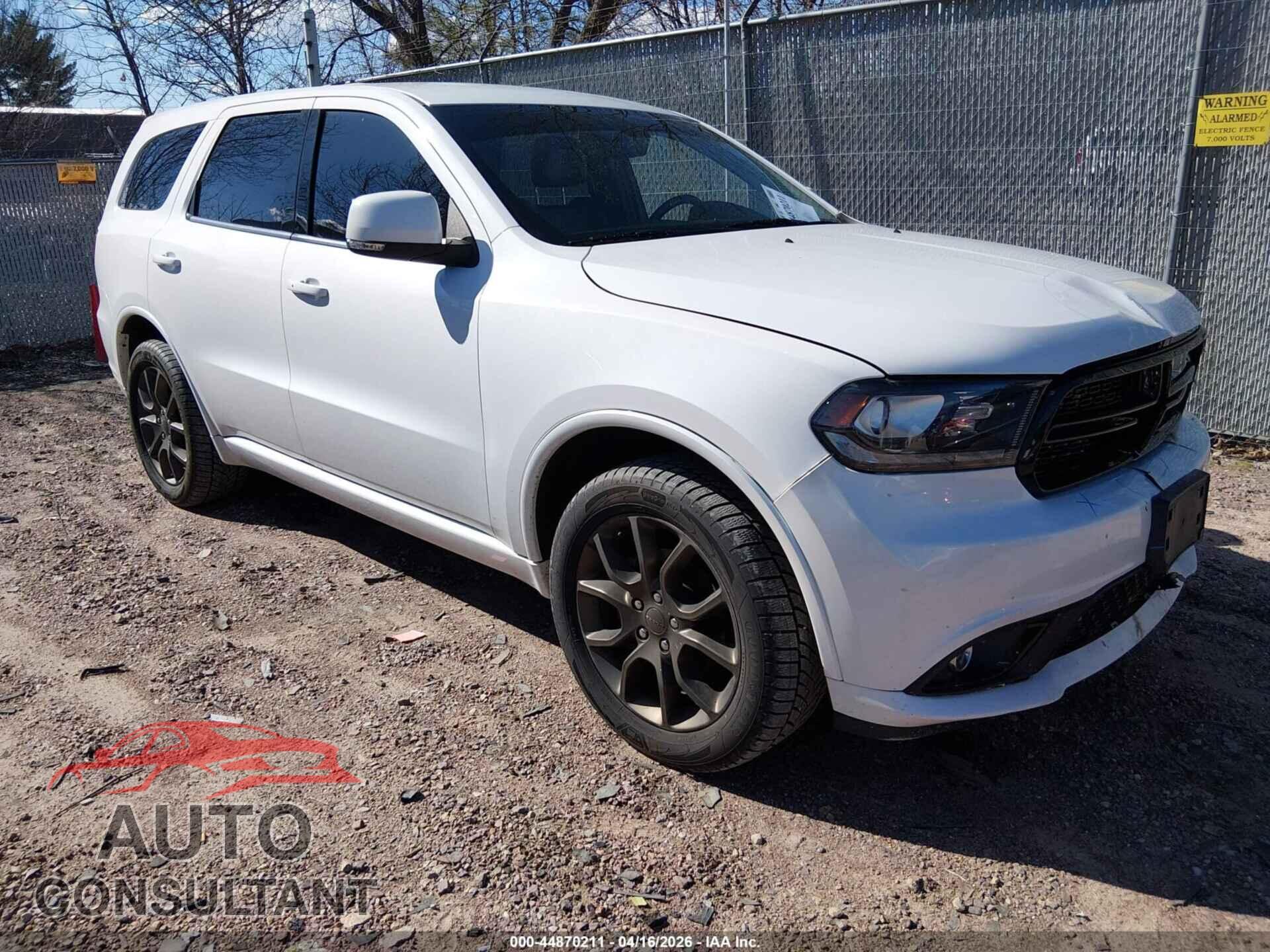 DODGE DURANGO 2017 - 1C4RDJDG9HC908045