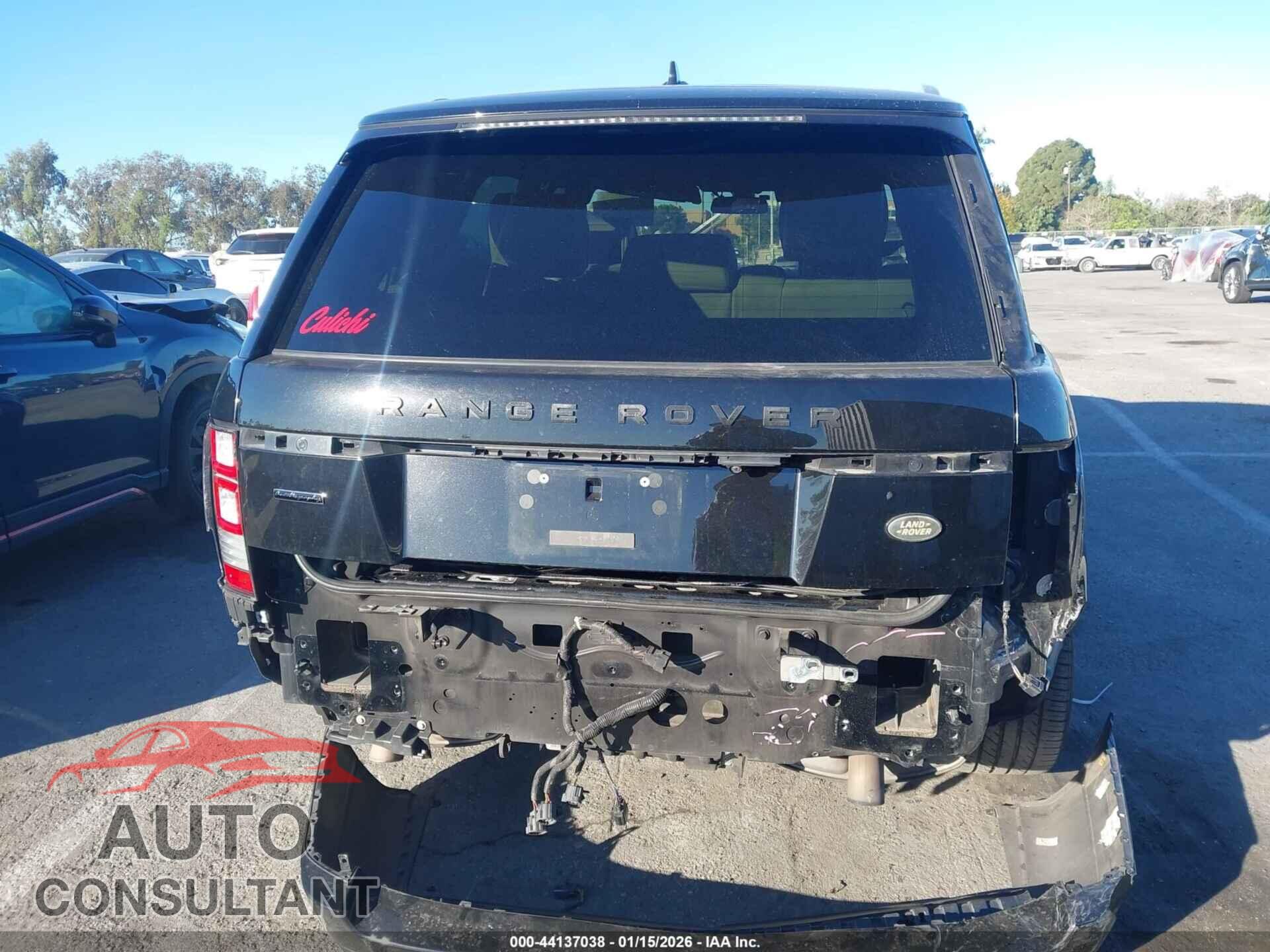 LAND ROVER RANGE ROVER 2015 - SALGV2TF2FA236527
