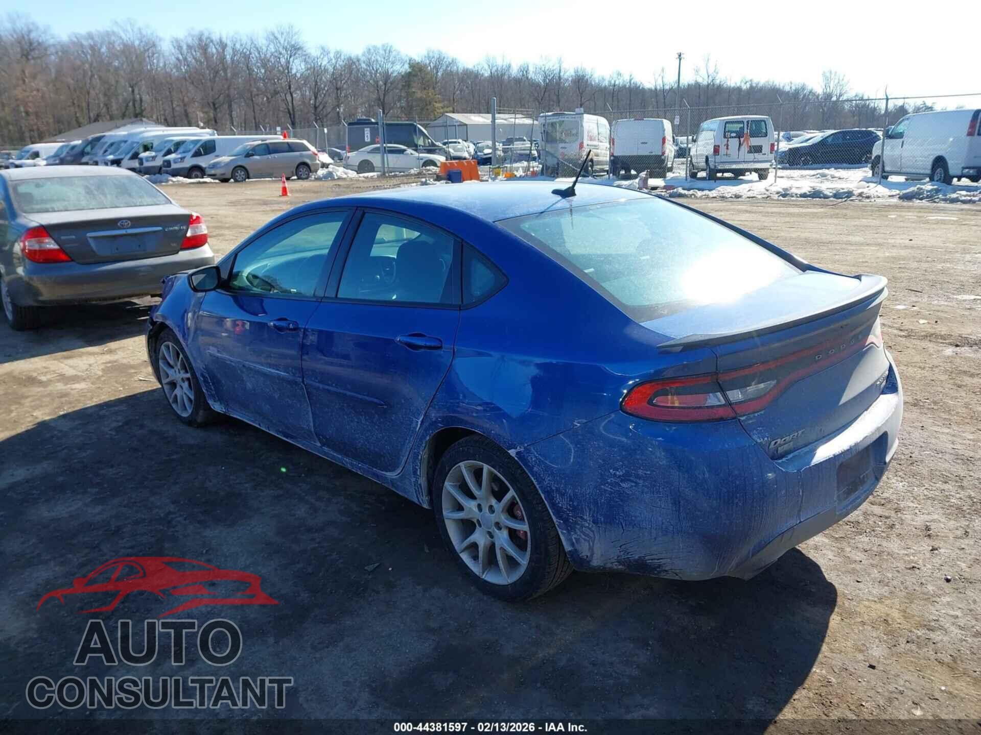 DODGE DART 2013 - 1C3CDFBH2DD709085