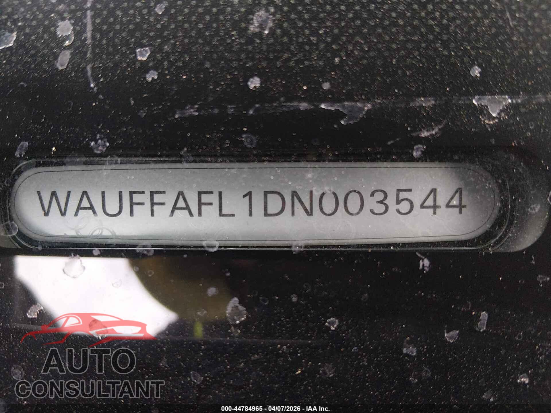 AUDI A4 2013 - WAUFFAFL1DN003544