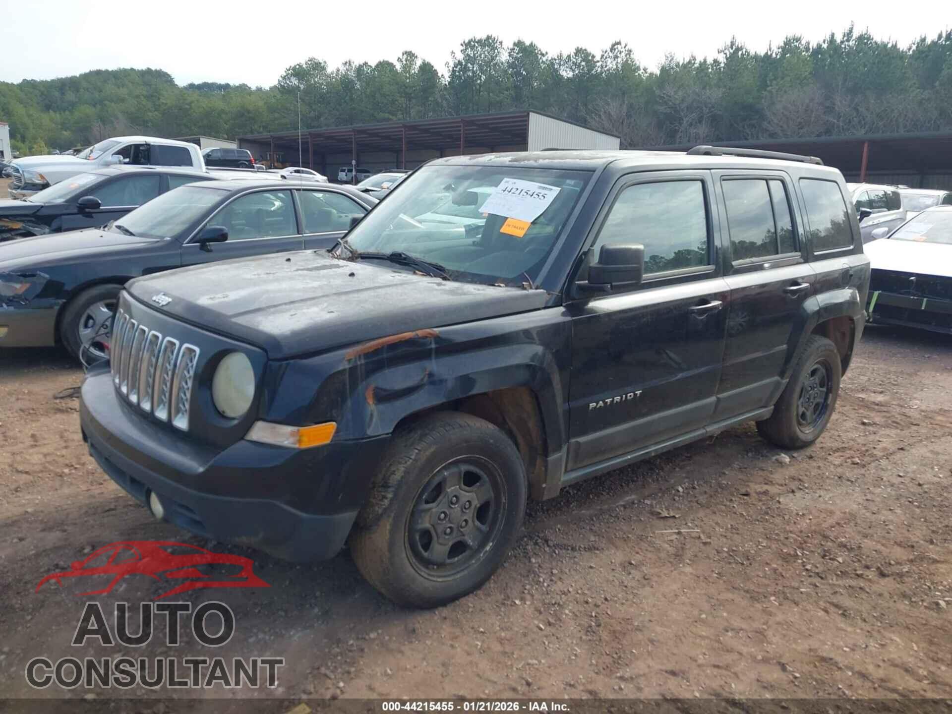 JEEP PATRIOT 2012 - 1C4NJPBB6CD586338