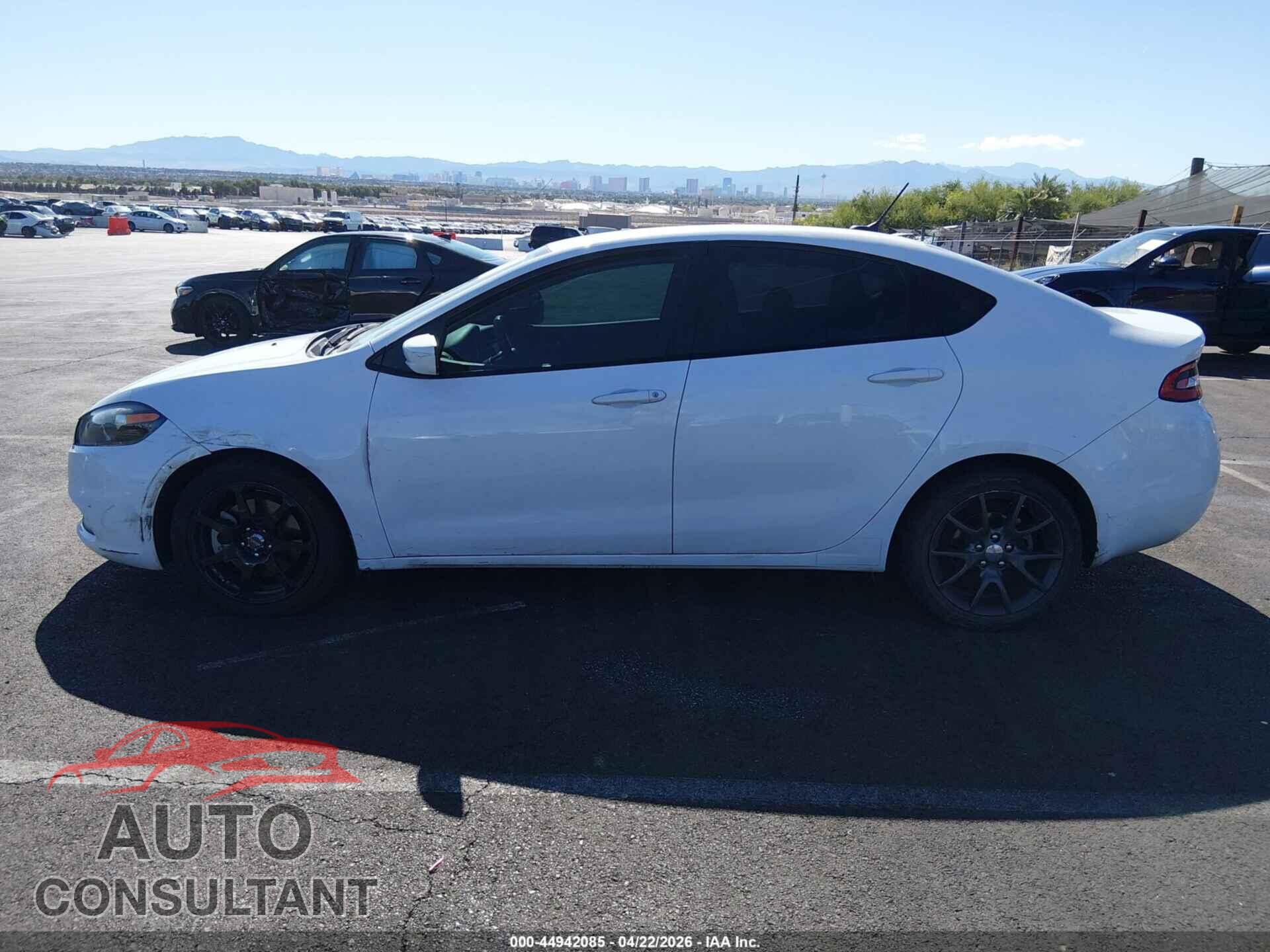 DODGE DART 2016 - 1C3CDFAA9GD643711
