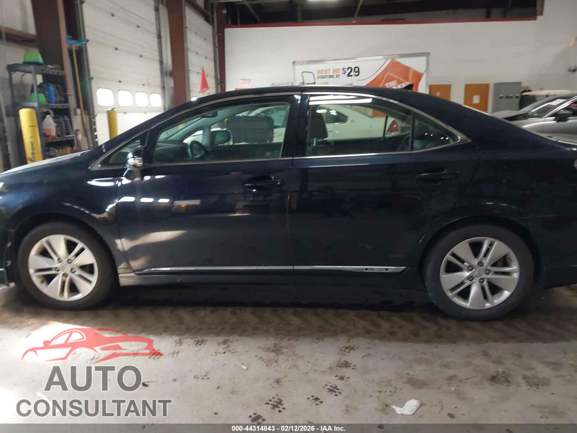 LEXUS HS 250H 2010 - JTHBB1BA9A2019536