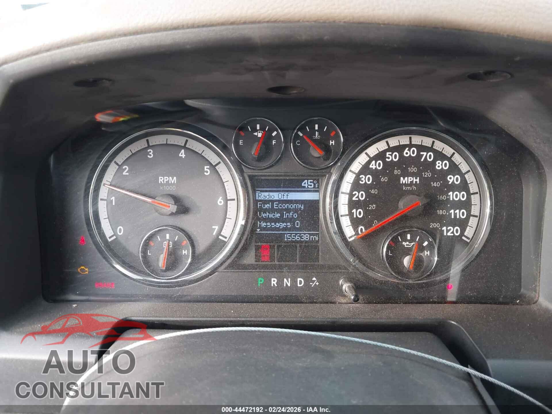 DODGE RAM 2500 2010 - 3D7TP2CT8AG149155