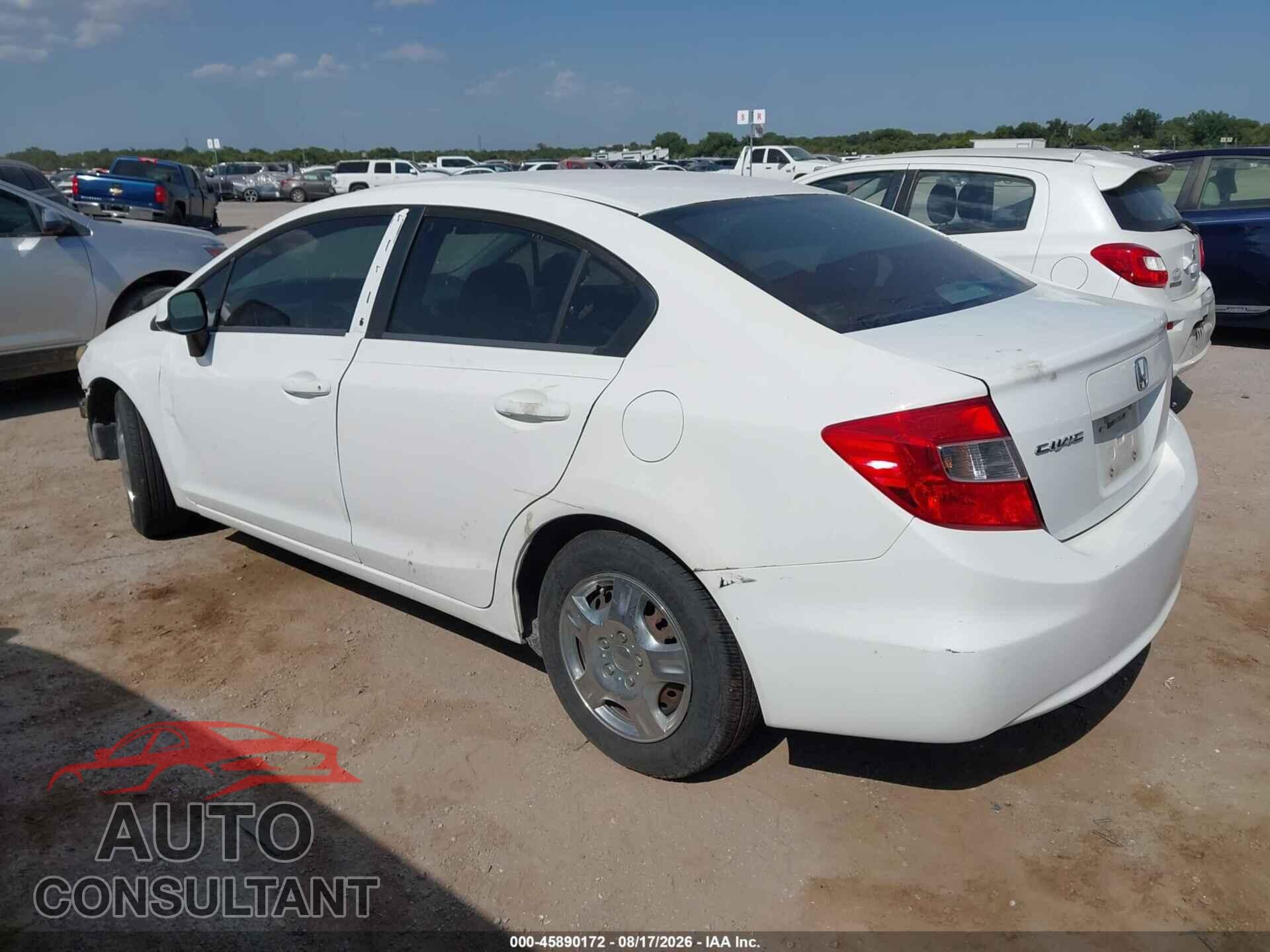 HONDA CIVIC 2012 - 2HGFB2F53CH326430