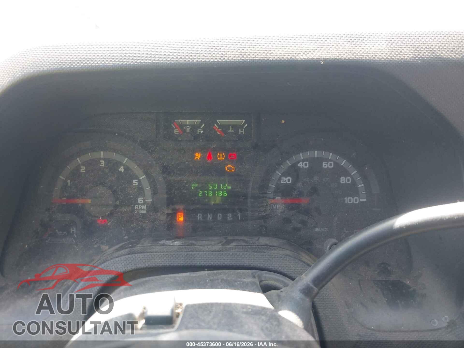 FORD E-150 2010 - 1FTNE1EW6ADA91005